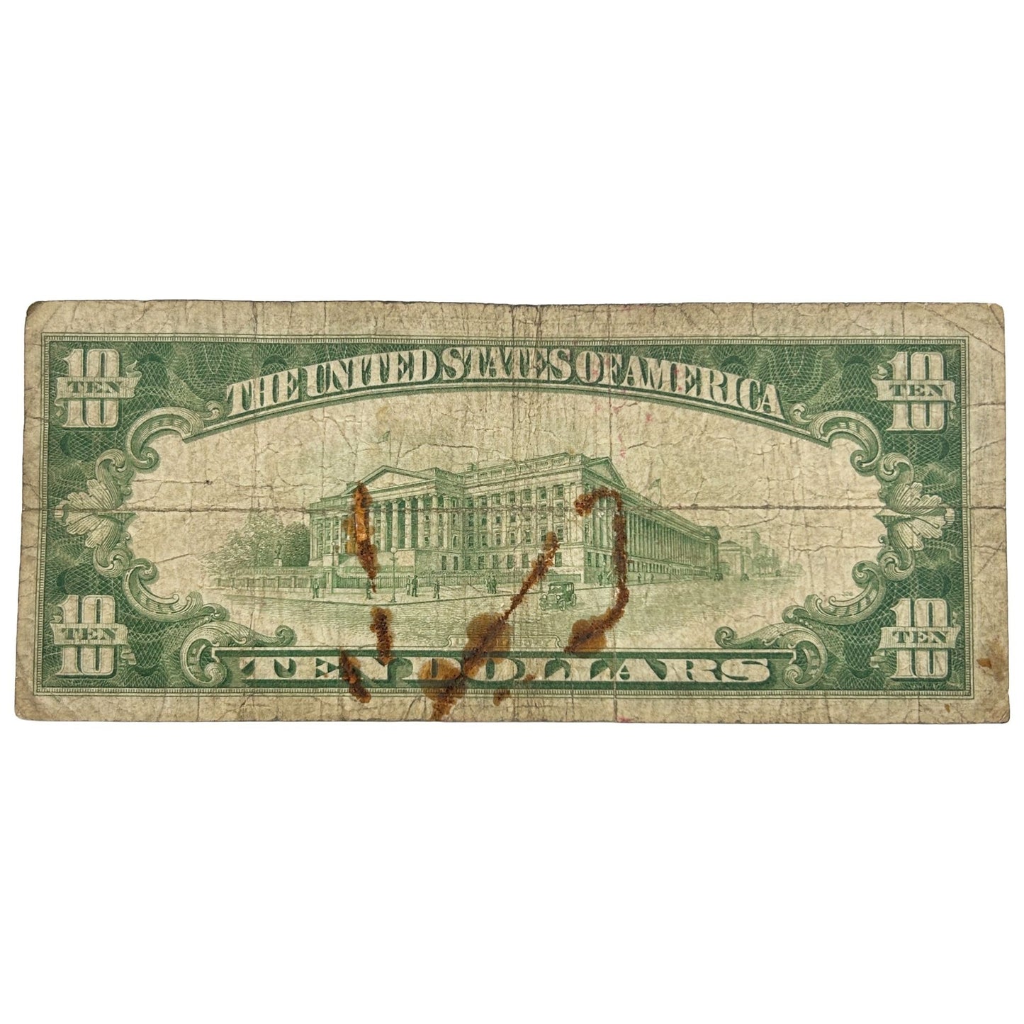1929 $10 National Currency - Federal Reserve Bank of Cleveland Ohio