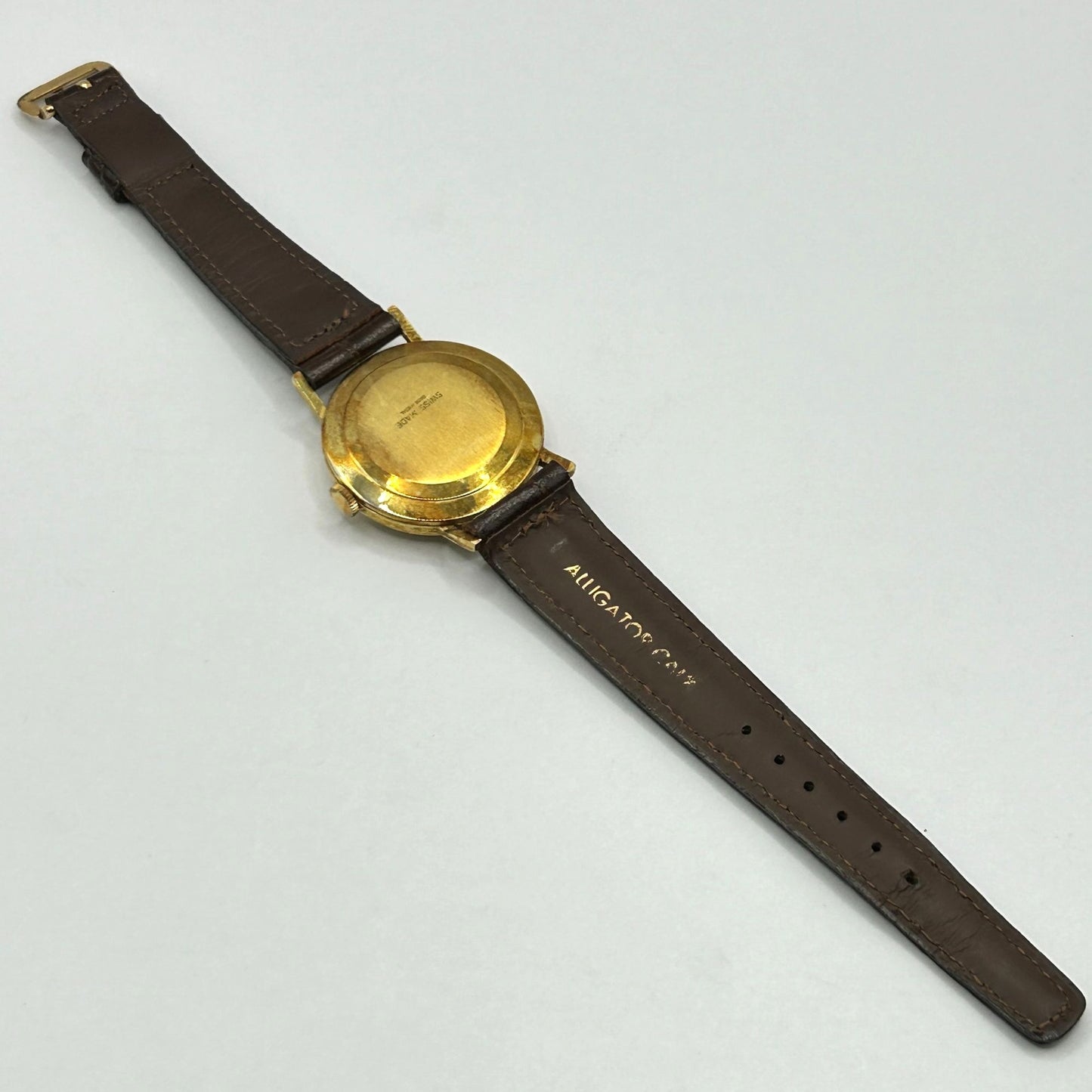 Vintage Hamlin Astromatic Mechanical Swiss Made Men's Day-Date Watch - WORKING