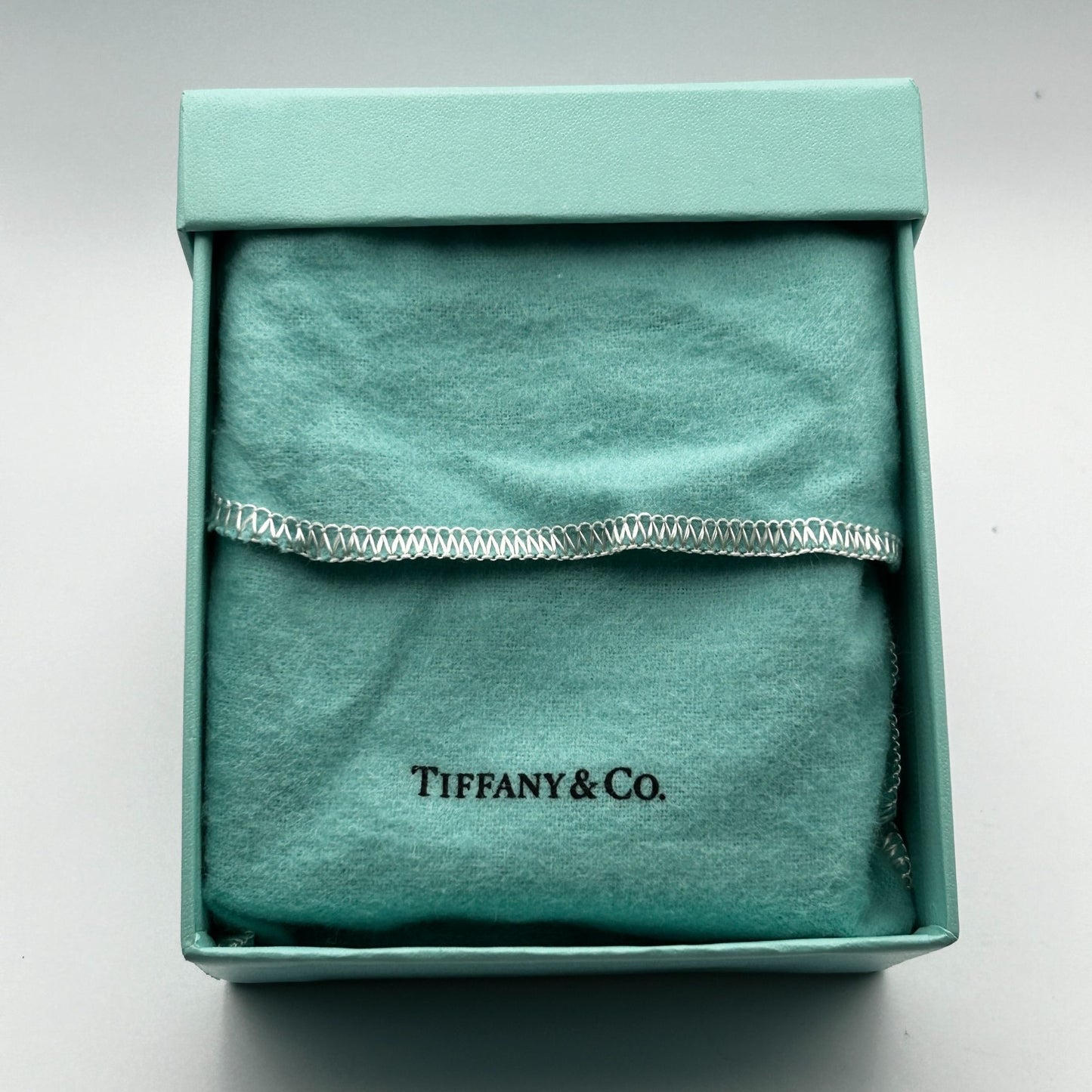 Tiffany & Co Portfolio Brass Quartz Desk Roman Numeral Clock Swiss Made - Quartz