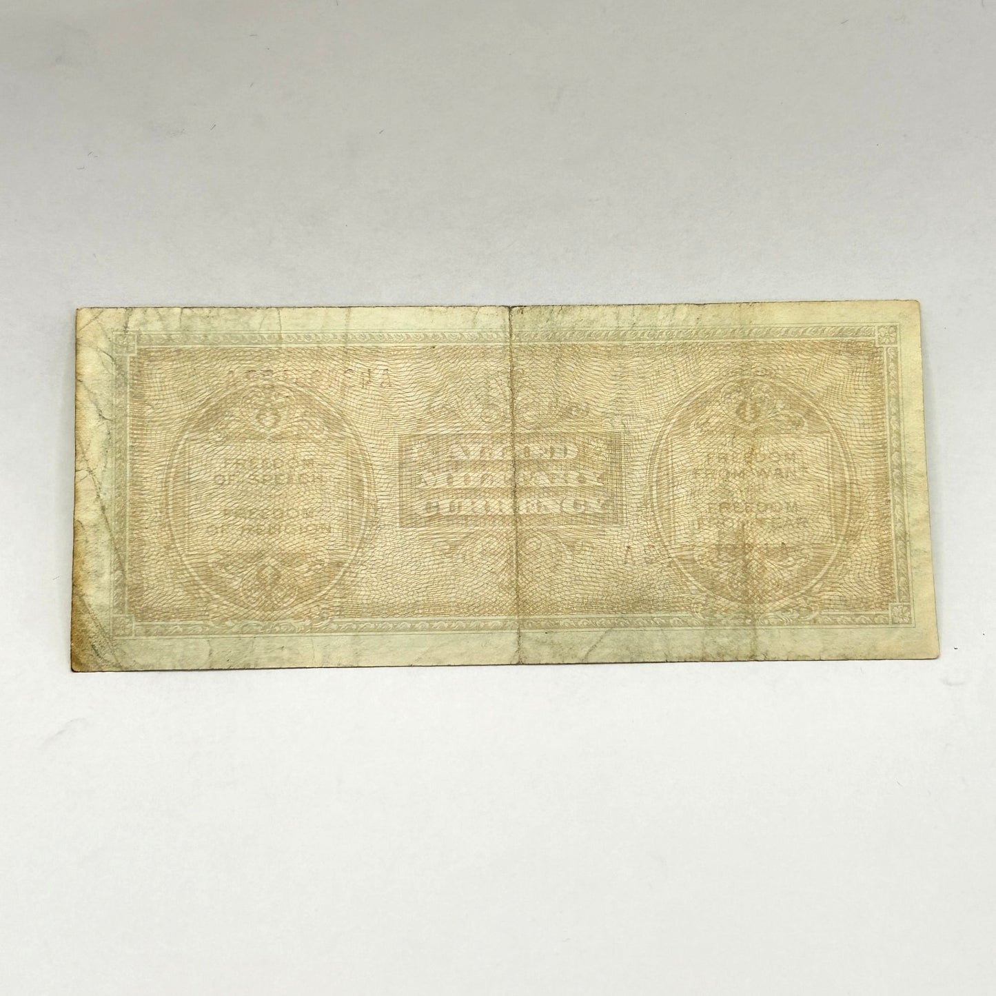 Series of 1943-A Italy Sicily Rare R2 Banknote Lire 500 Allied Military WWII FLC