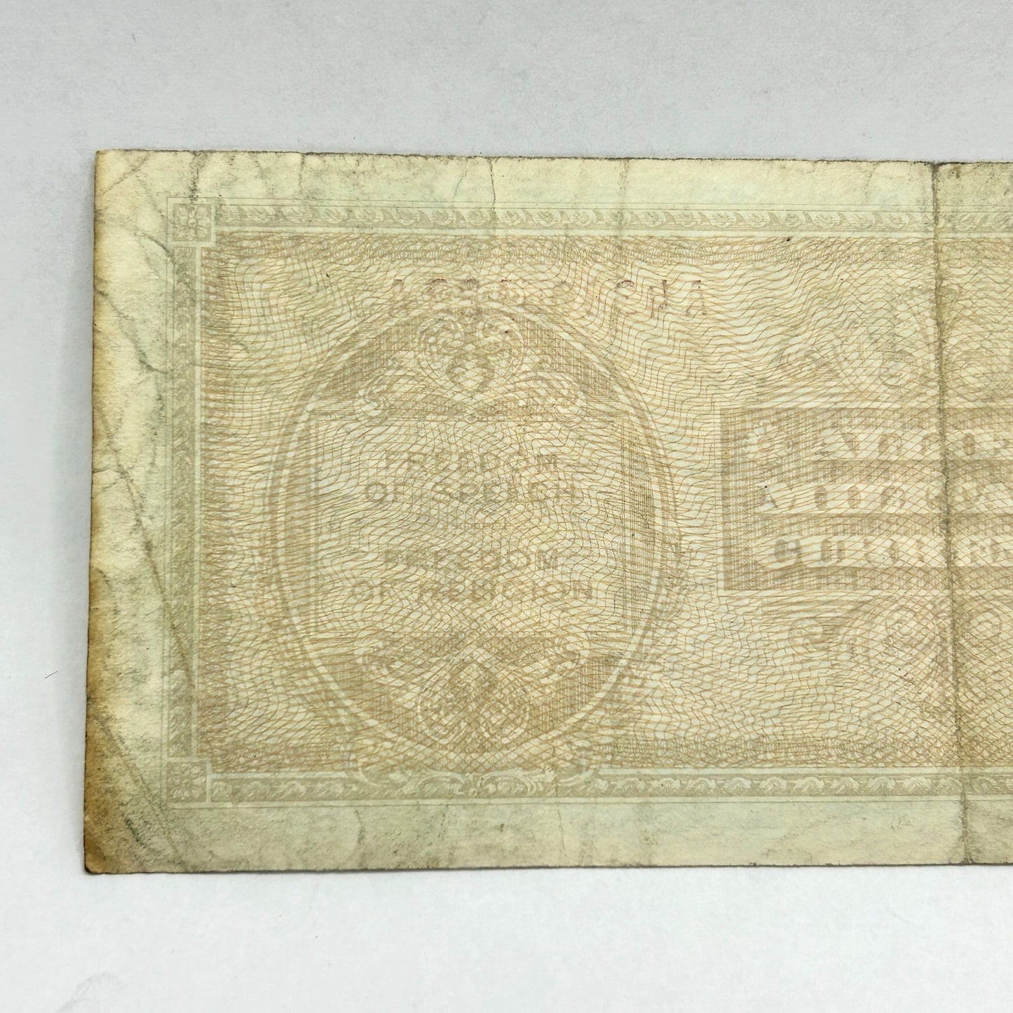 Series of 1943-A Italy Sicily Rare R2 Banknote Lire 500 Allied Military WWII FLC