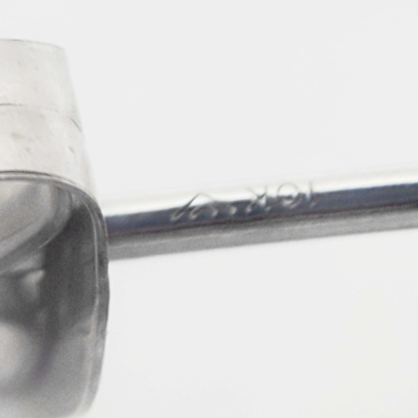 Lab-Created 0.5 ctw Black Diamond Stud Earrings 10k White Gold