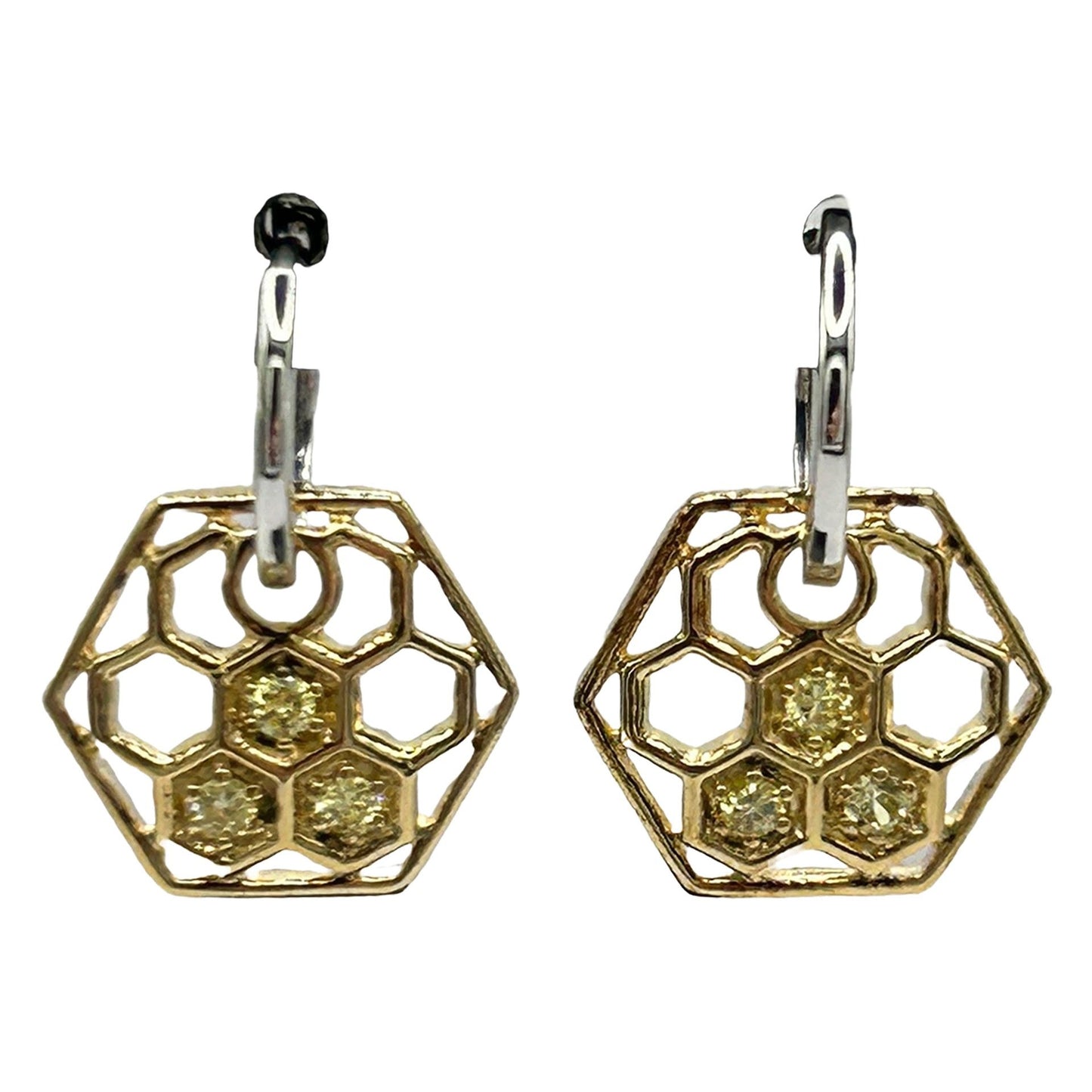Universe Fine Jewelry MARVEL The Wasp - Drop Earrings 925 Sterling Silver