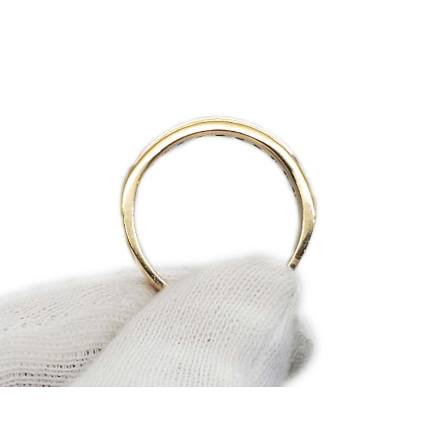 Men's 0.75 ctw Natural Diamond Channel-Set Band Ring 18k Gold Size 13
