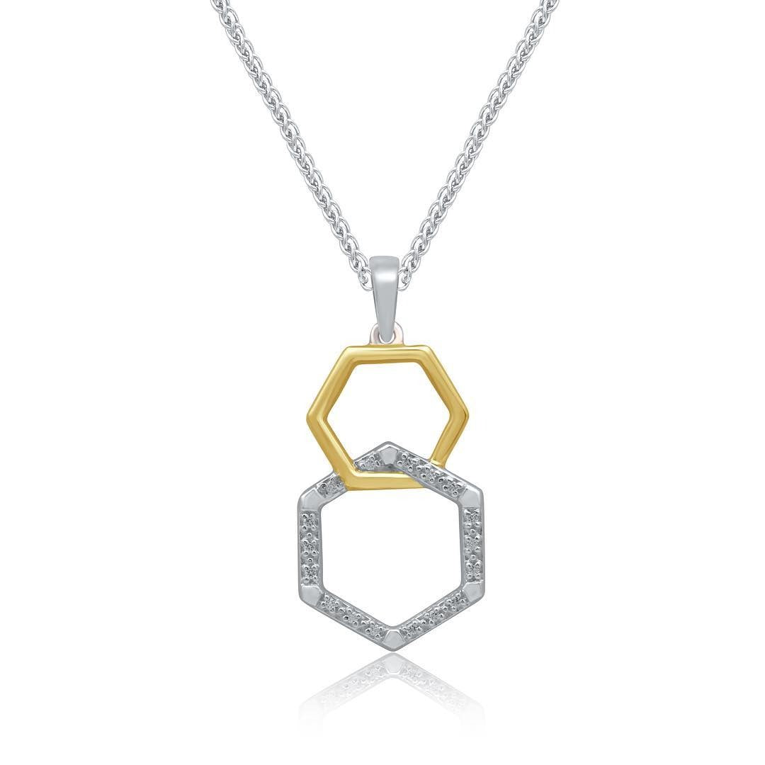 MARVEL Universe Fine Jewelry The Wasp - 18" Pendant Necklace 925 Sterling Silver