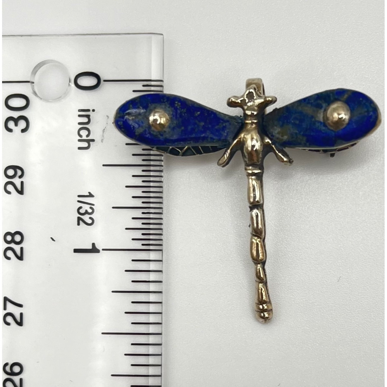 Manuel Porcayo Figueroa 925 Sterling Silver Hecho a Mano Dragonfly Brooch Pin