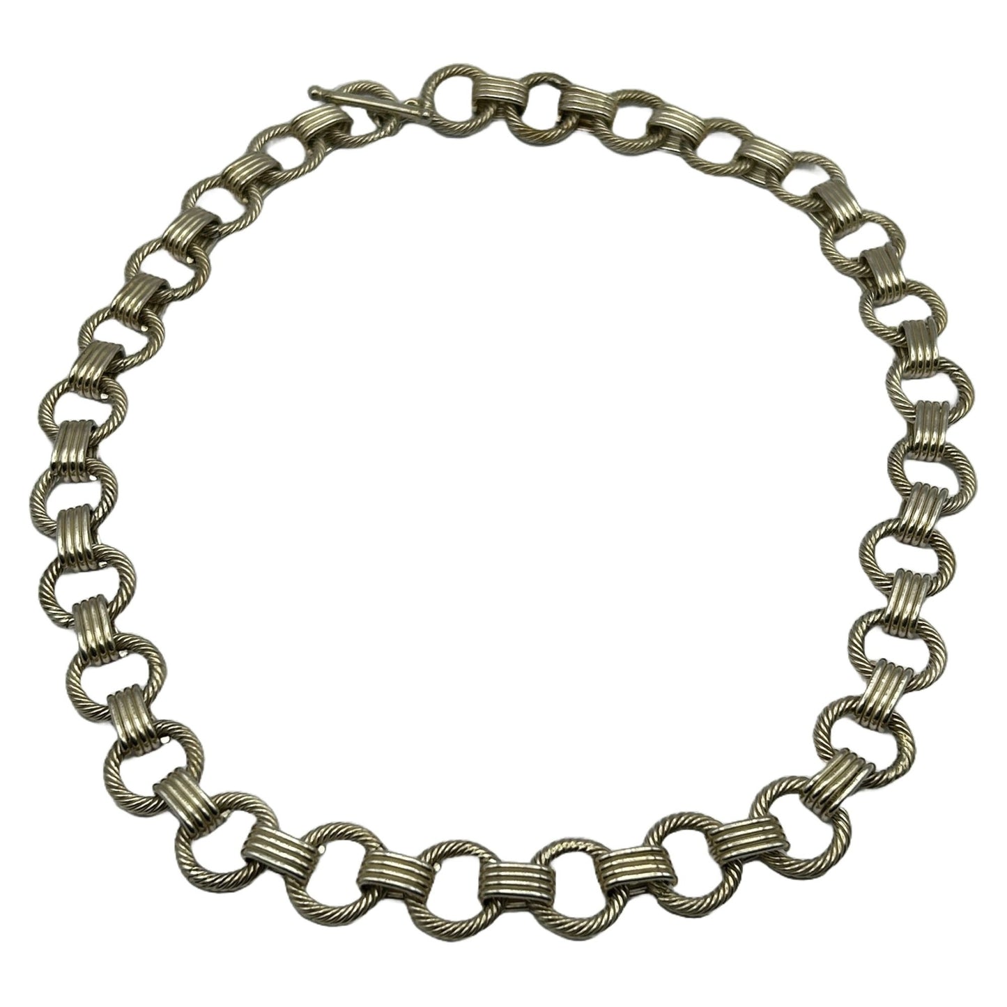 Sterling Silver Judith Ripka Cable Chain 20" Heavy Necklace - 94g