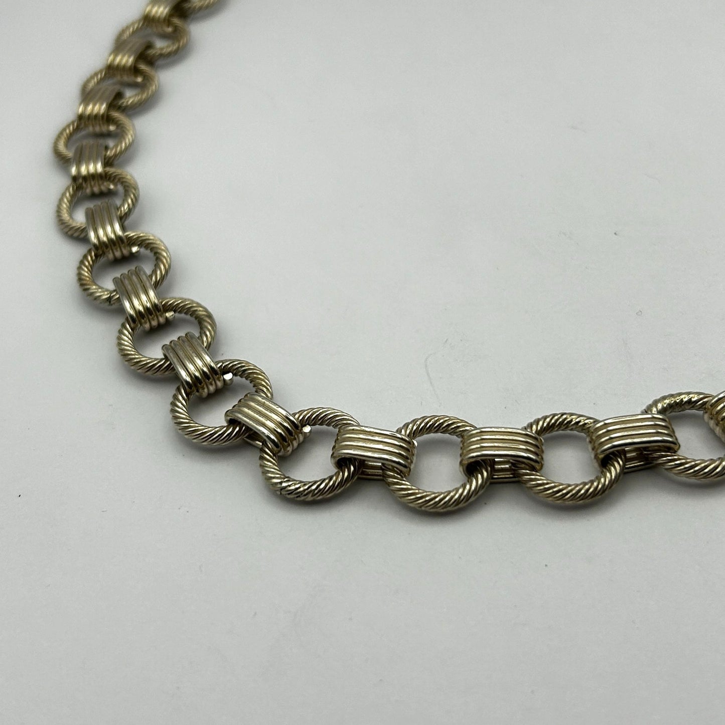 Sterling Silver Judith Ripka Cable Chain 20" Heavy Necklace - 94g