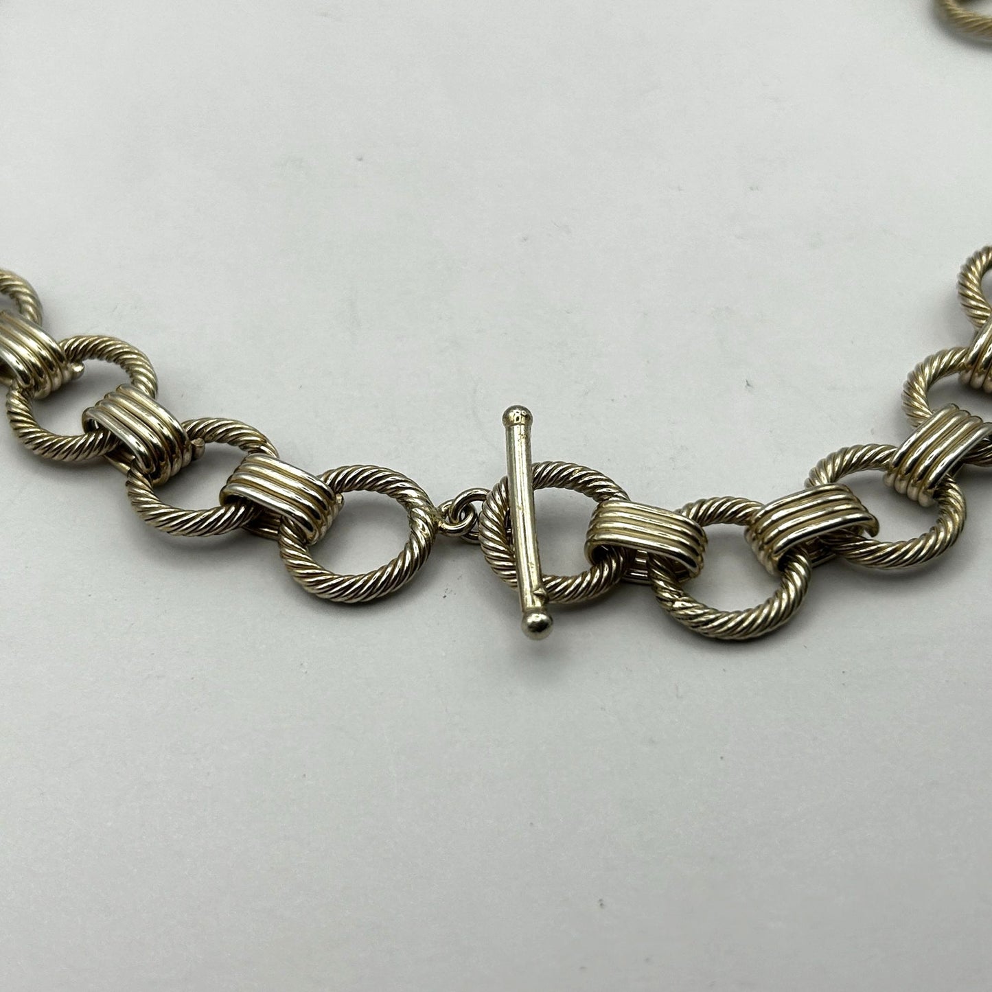 Sterling Silver Judith Ripka Cable Chain 20" Heavy Necklace - 94g
