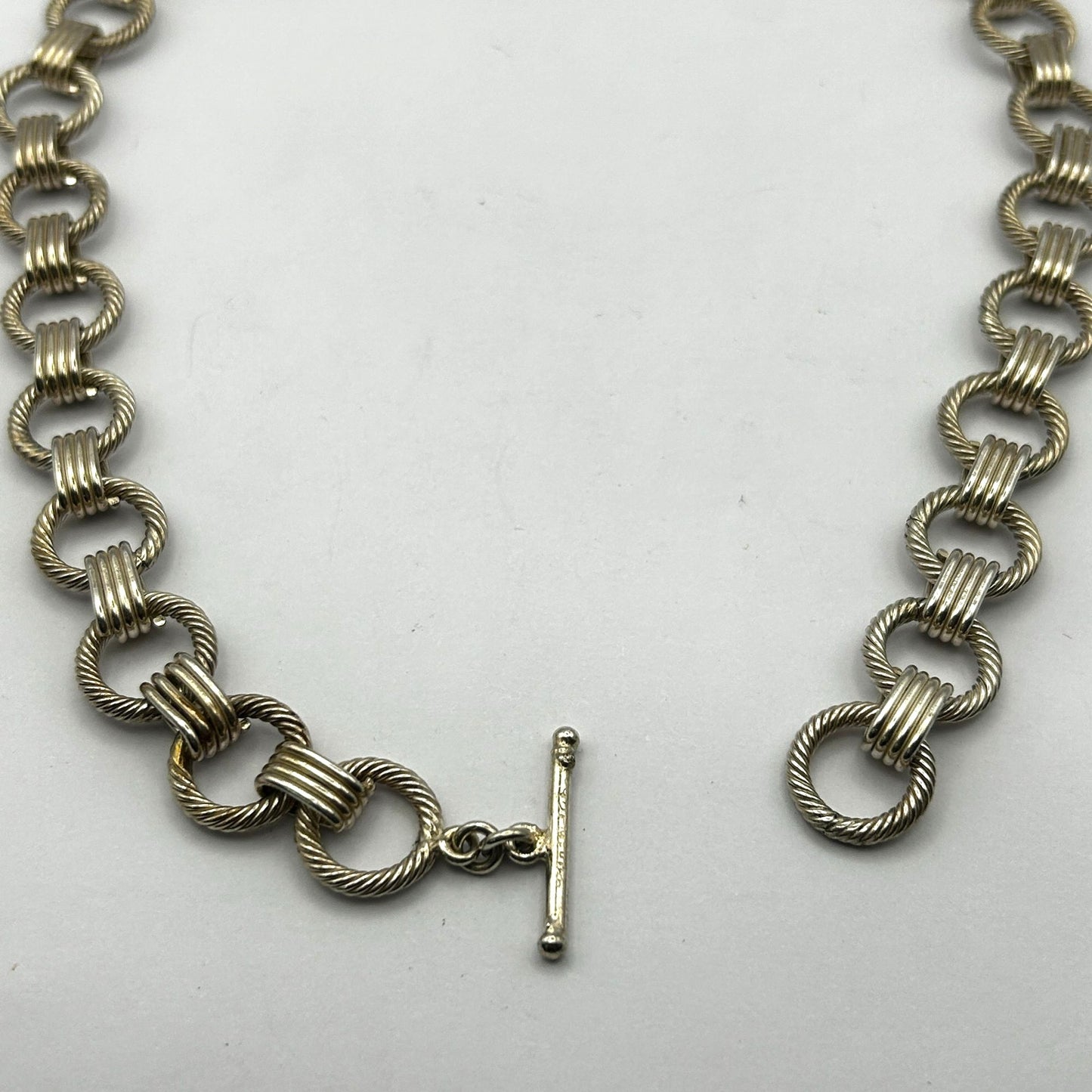 Sterling Silver Judith Ripka Cable Chain 20" Heavy Necklace - 94g
