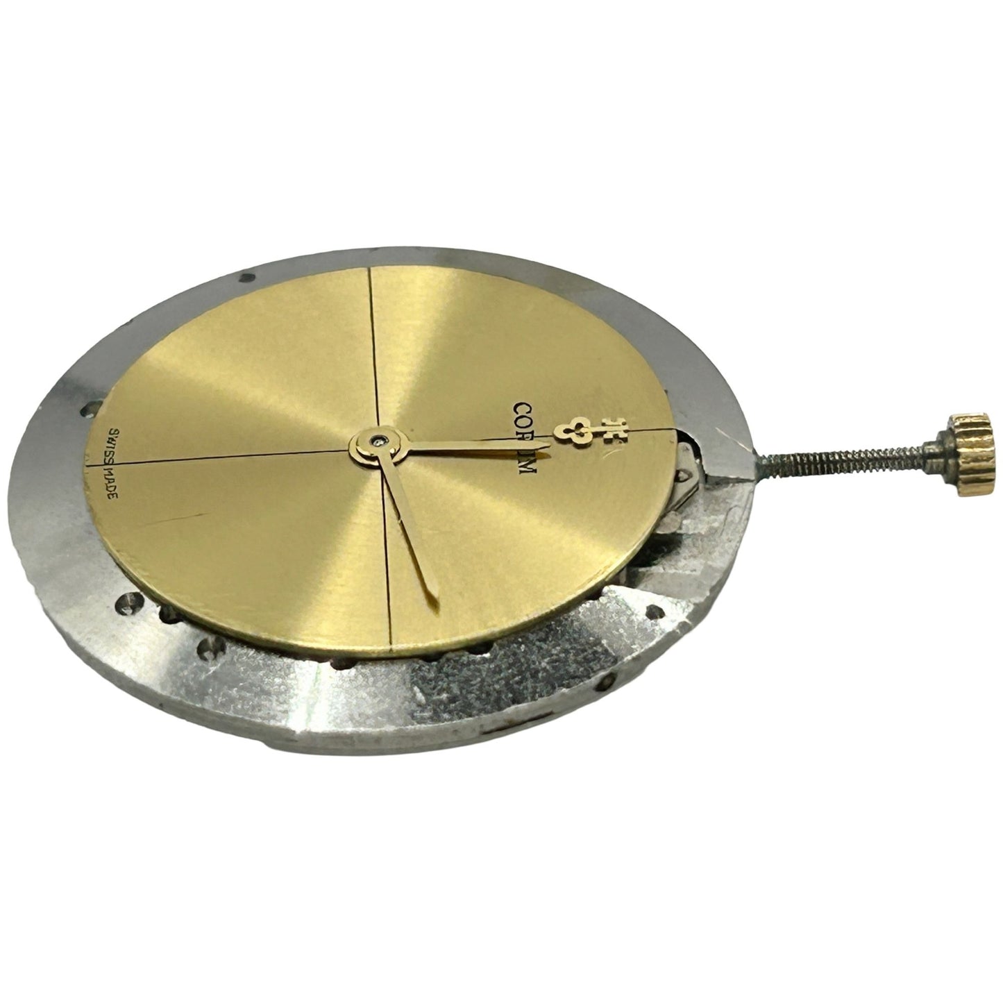 Corum Manual Wind Mechanical Watch Movement + Dial - 17 Jewels - WORKING