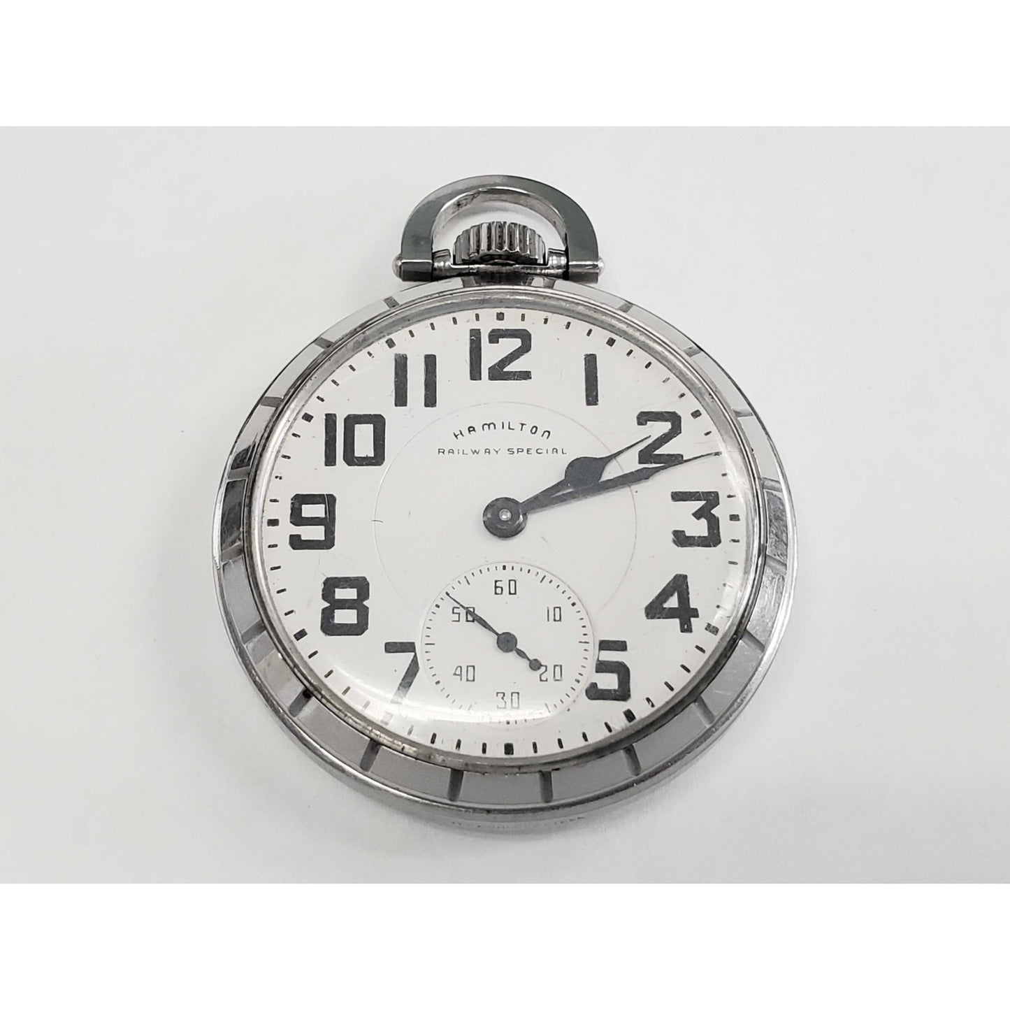 Vintage Hamilton 992B Railway Special Pocket Watch 16s 21 Jewels Stainless Steel