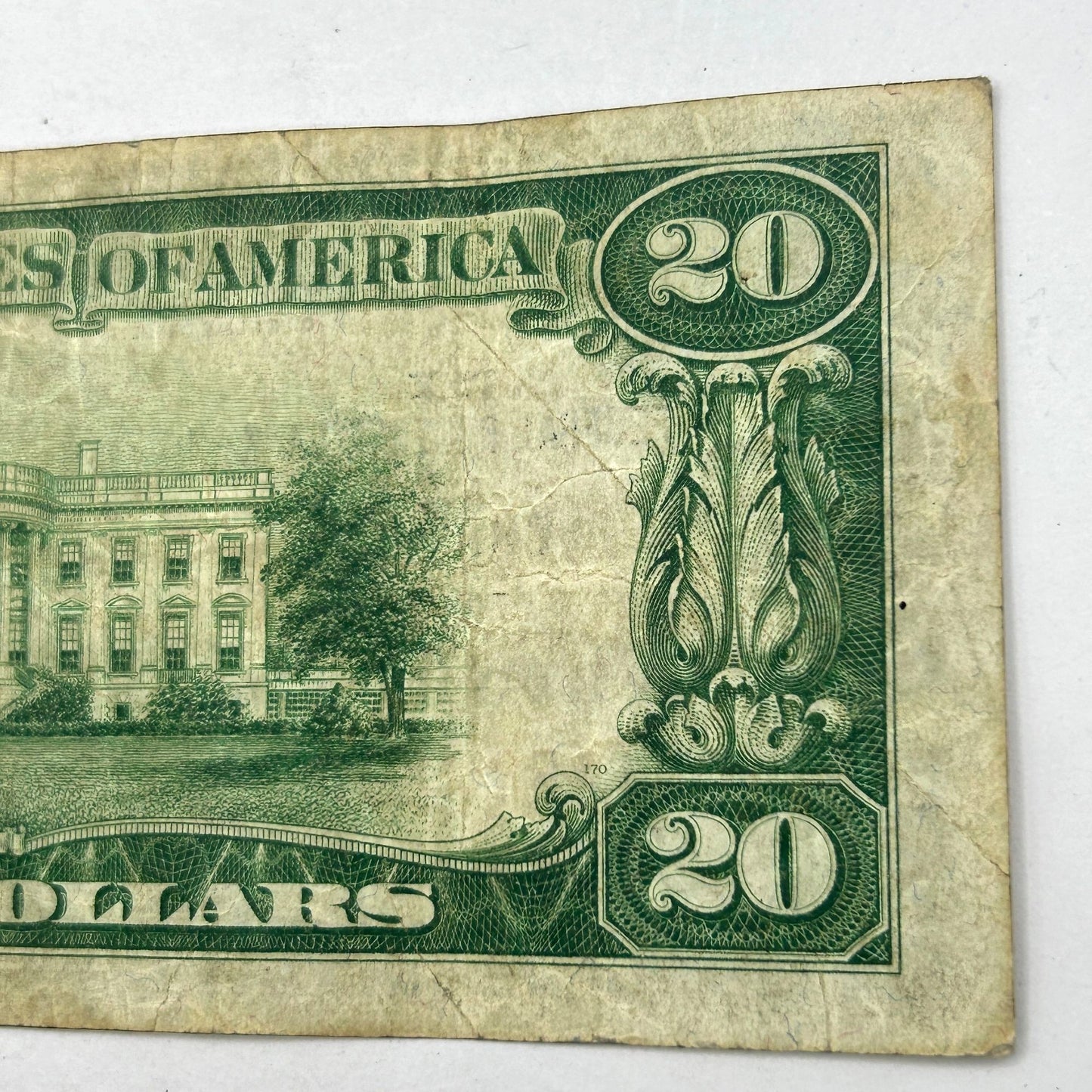 Series of 1929 $20 FRN G-Chicago, Brown Seal, Circ VF