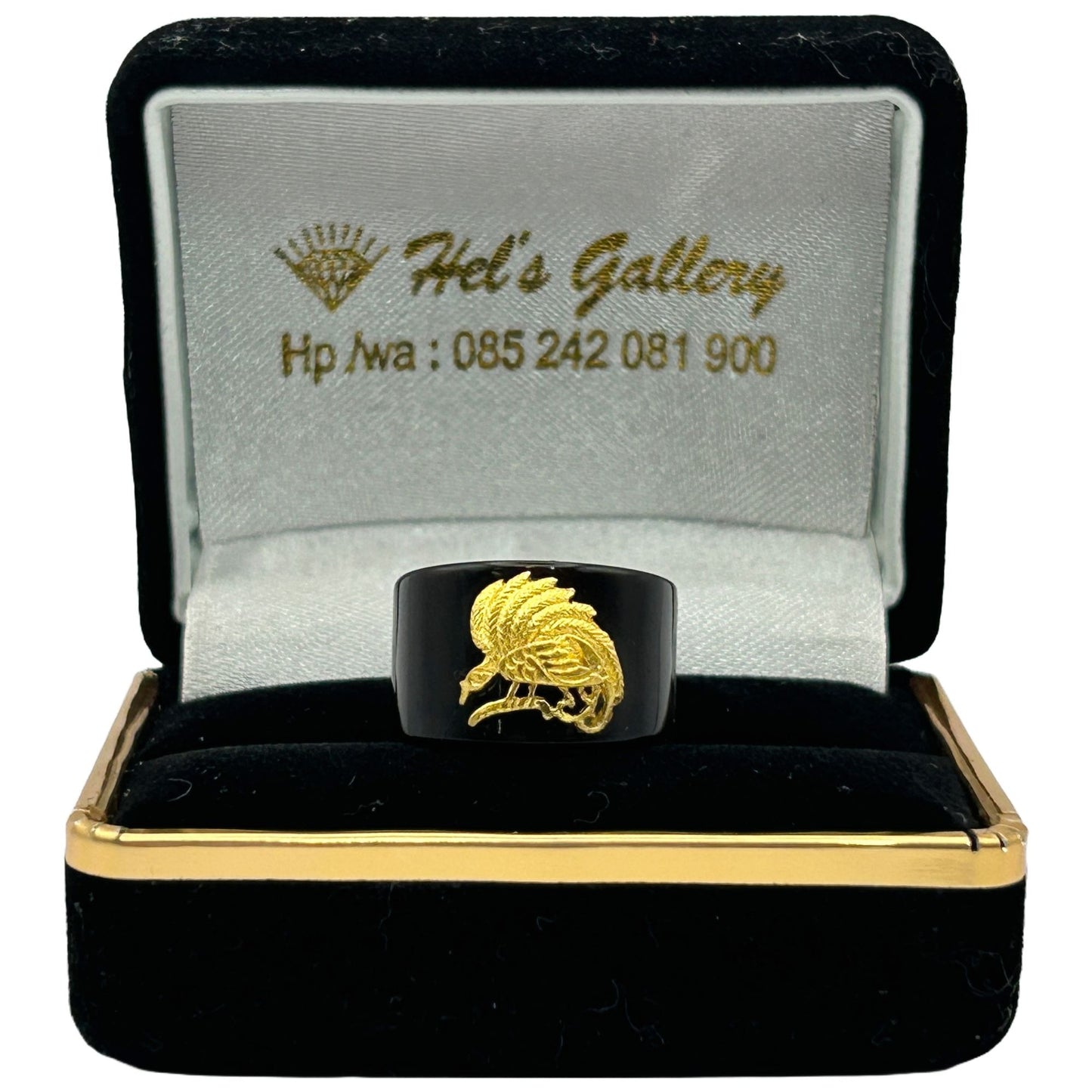 Cincin Penyu 22k Gold Ring Eagle Model Cenderawasih Hel's Gallery Indonesia