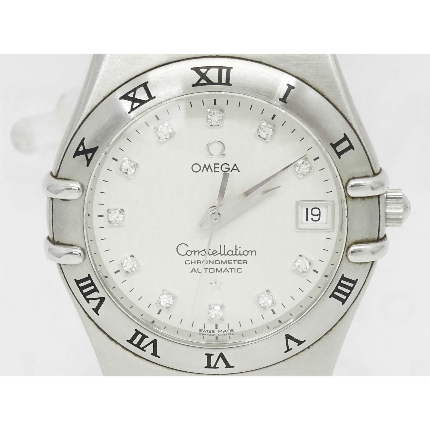 Omega Constellation 1504.35 50th Anniversary Diamond Automatic Chronometer Watch Stainless Steel