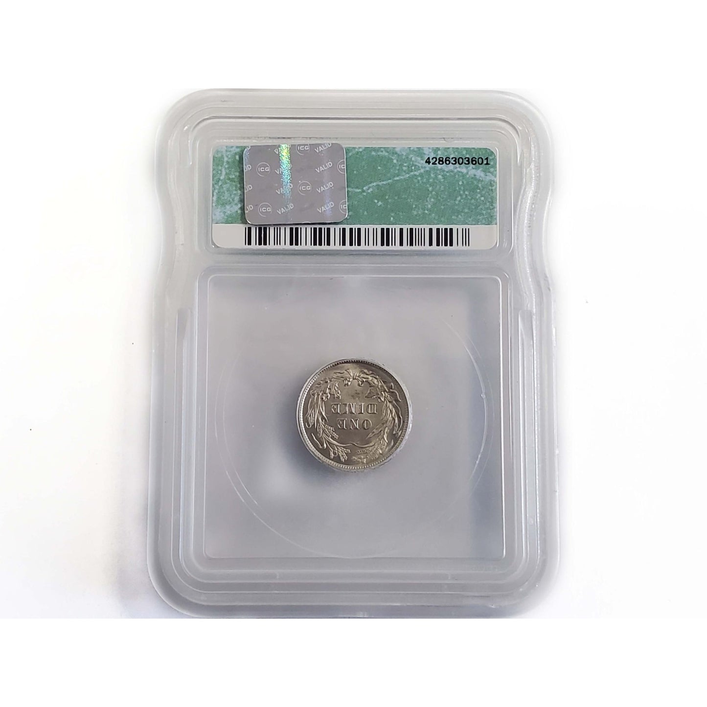1897 10C Barber Head Dime ICG MS64