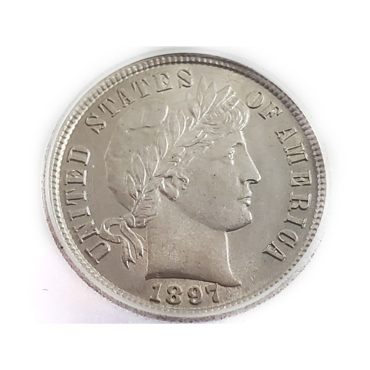 1897 10C Barber Head Dime ICG MS64