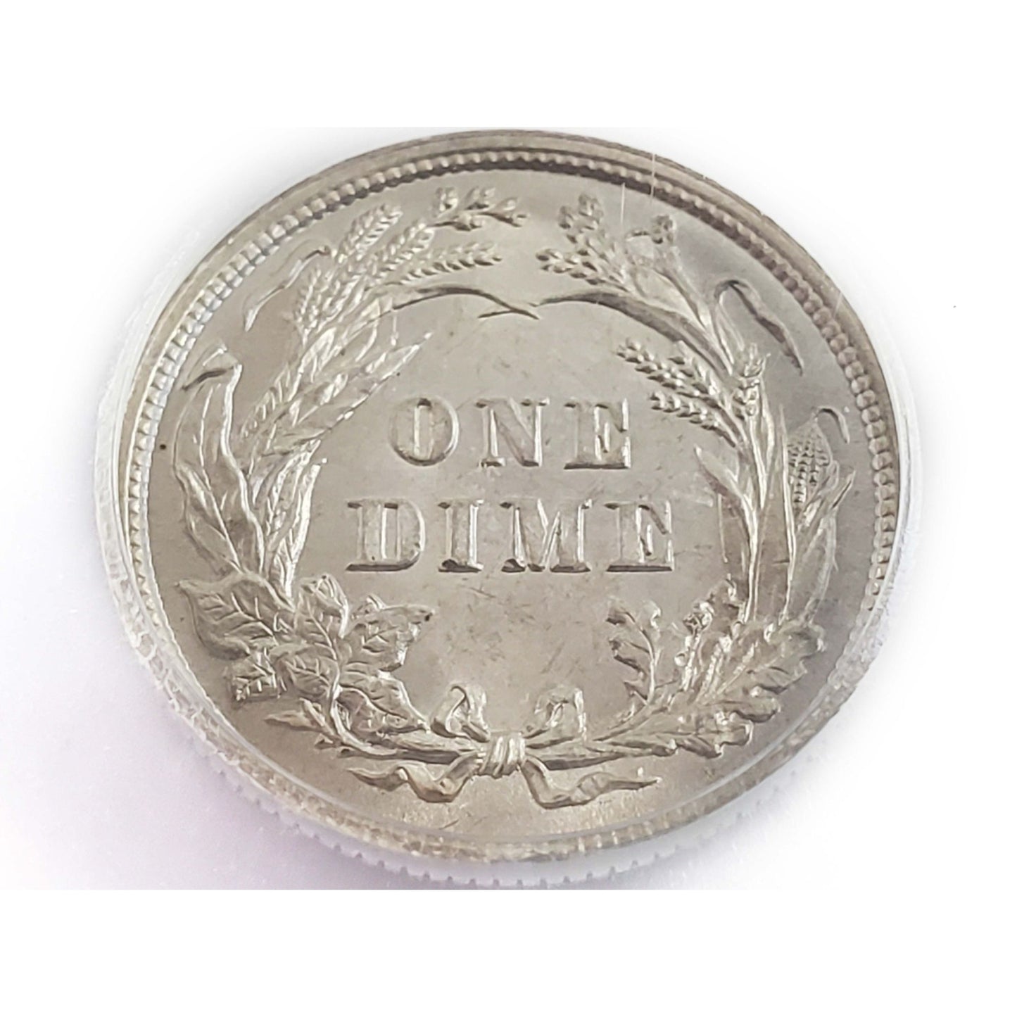 1897 10C Barber Head Dime ICG MS64