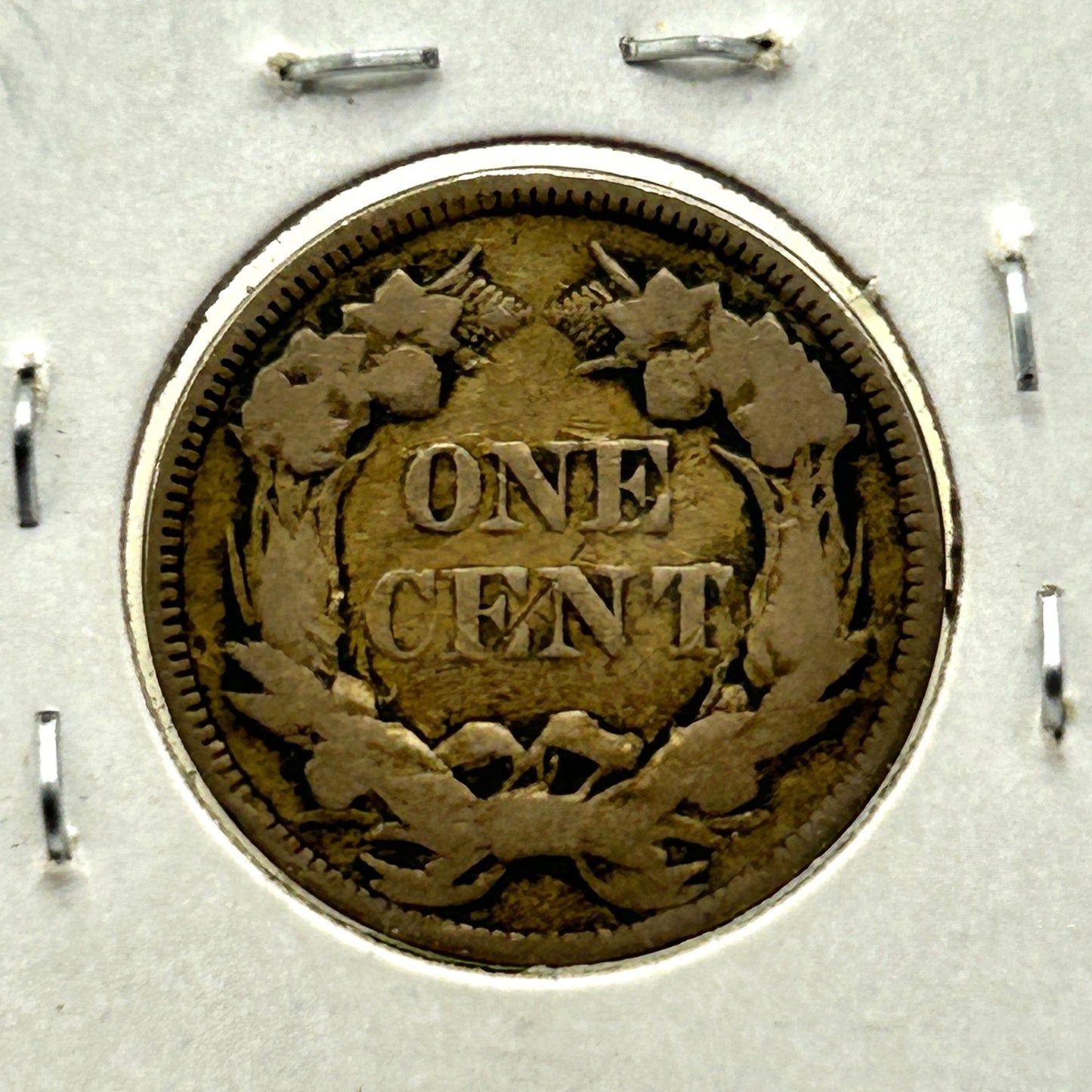 1857-P 1c Flying Eagle Penny Circulated - 1 Cent Philadelphia