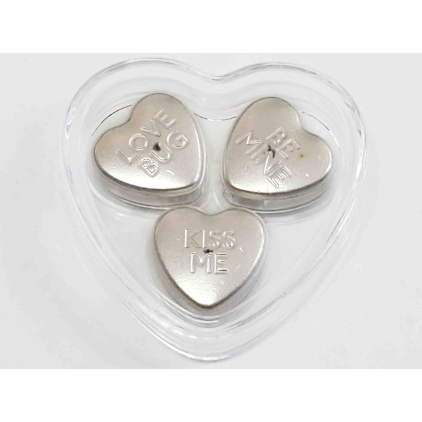 2021 PAMP Sweethearts Limited Edition .999 Fine Silver Heart Candies 30 Grams