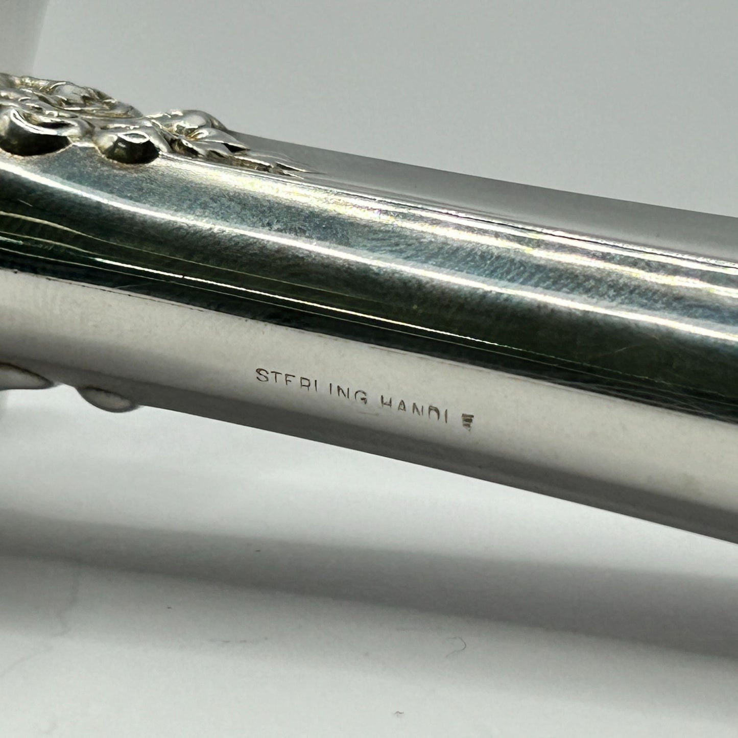 International Prelude Sterling Silver Large 2pc Carving Set - Carving Knife+Fork