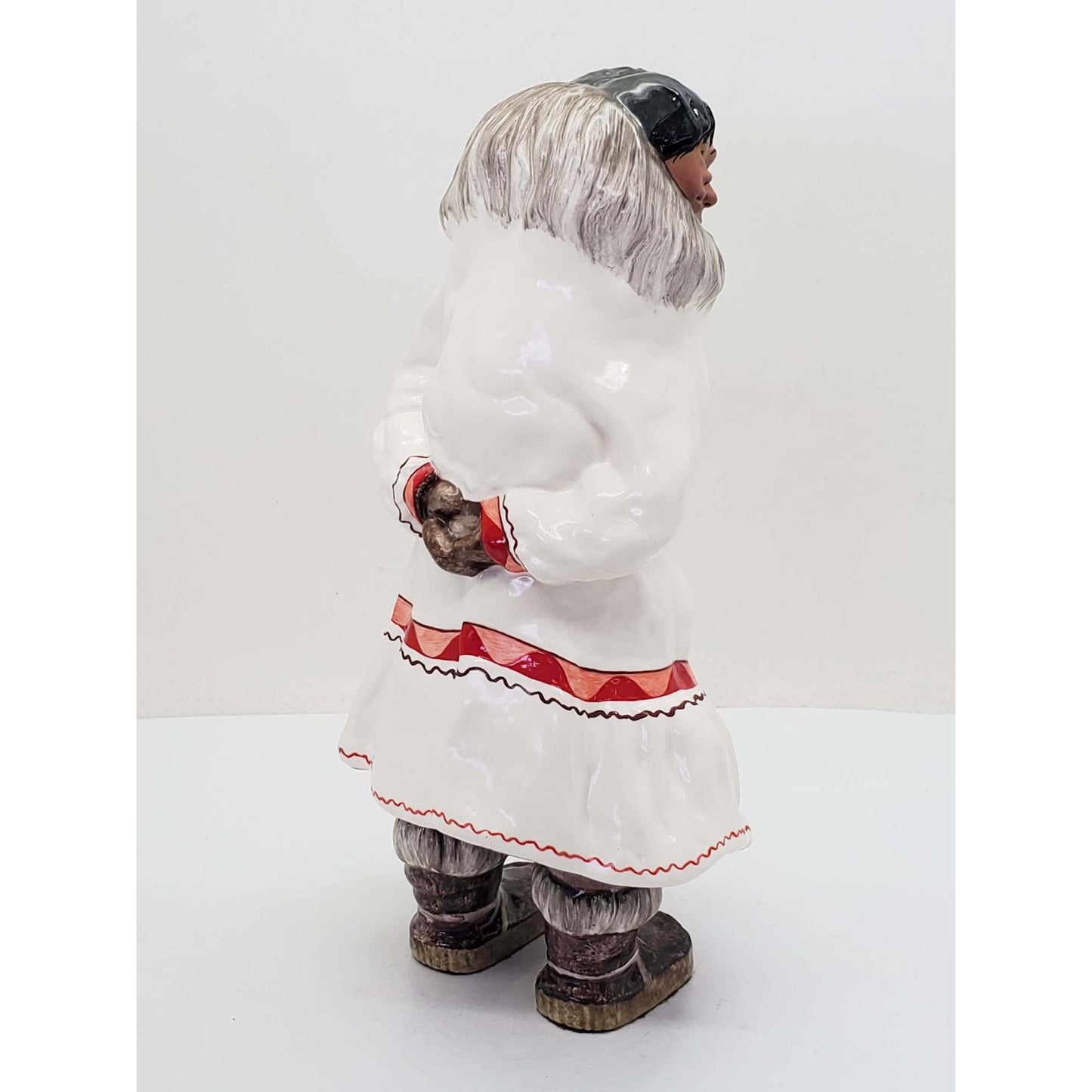 C. Alan Johnson 1962 Anna Mother Baby Papoose White Parka Alaskan Inuit Eskimo