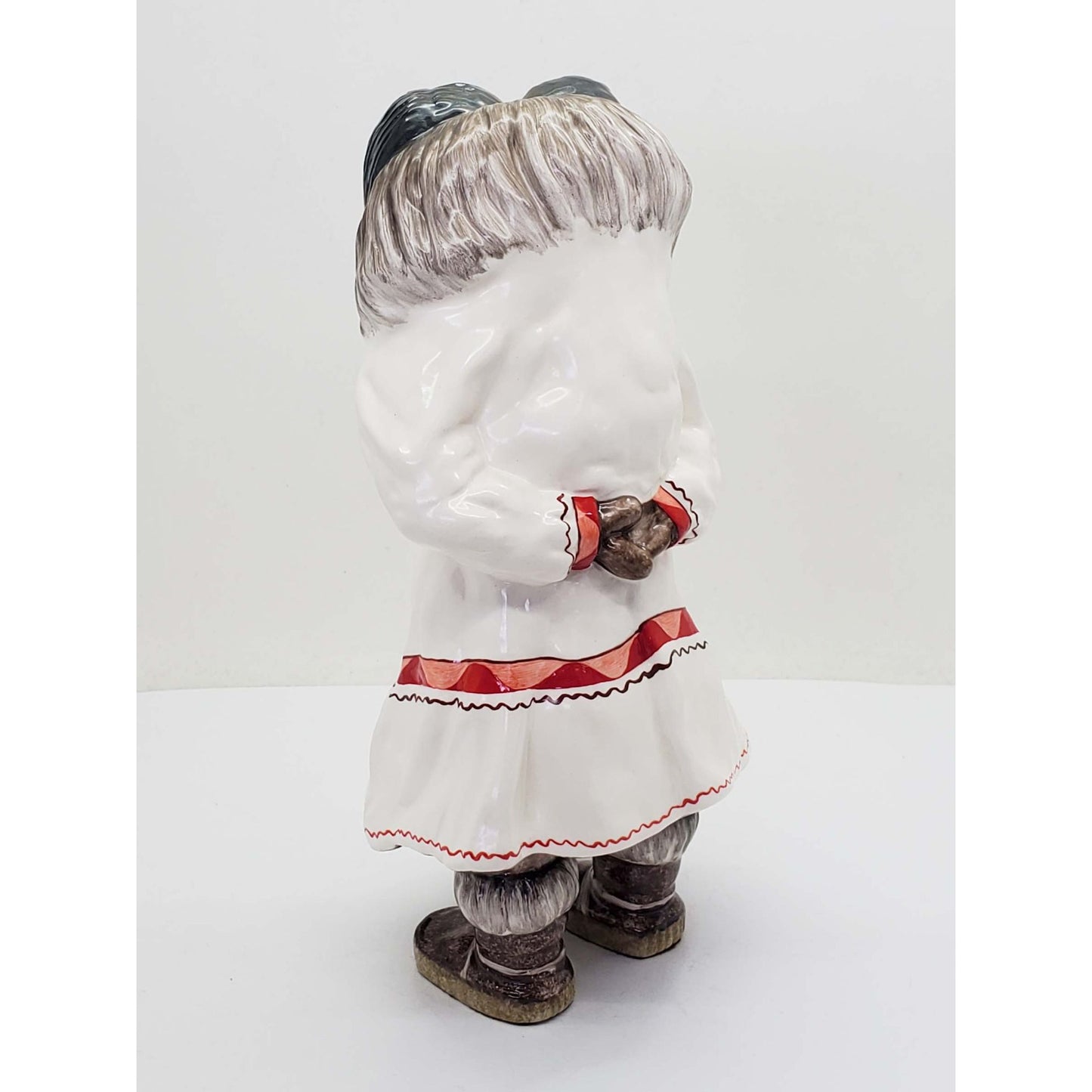 C. Alan Johnson 1962 Anna Mother Baby Papoose White Parka Alaskan Inuit Eskimo