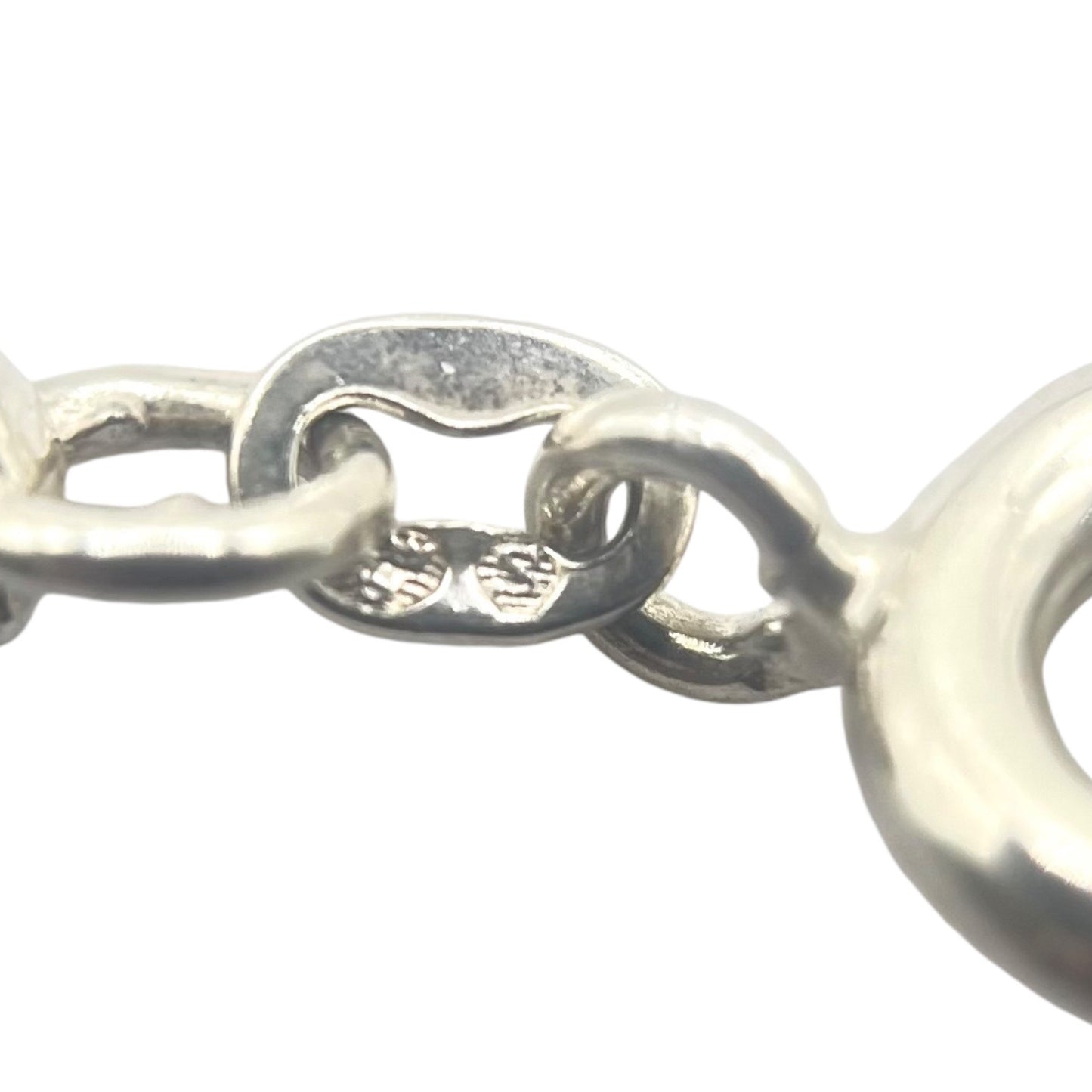 835 Silver Rolo Belcher Chain Bracelet 3mm Round Classic Minimalist