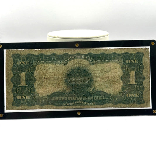1899 U.S. $1 Large Black Eagle Silver Certificate, Blue Seal K73734283A