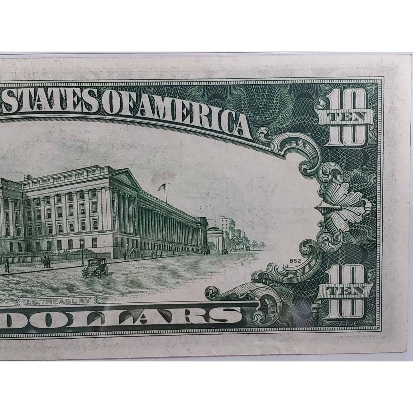 1934 $10 Silver Certificate WWII North Africa #A91856049A PMG 58 Choice Uncirc