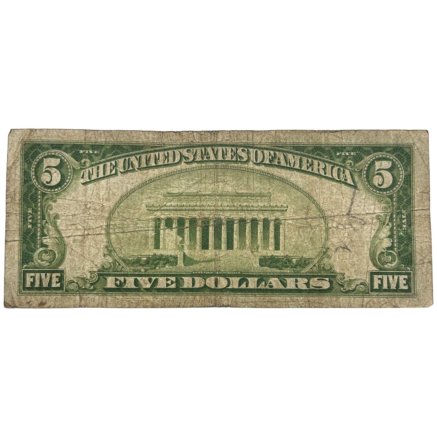 1928-A Chicago $5 FRN Redeemable in Gold Federal Reserve Note