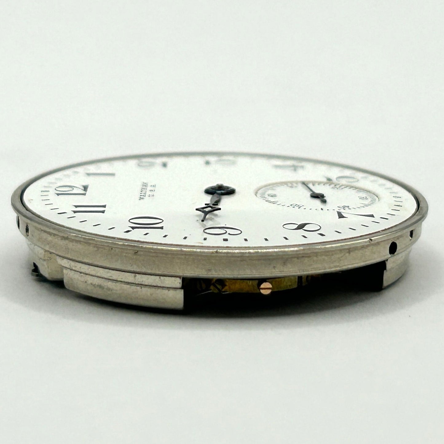 Waltham Pocket Watch Movement 15 Jewels 22665412 - WORKING