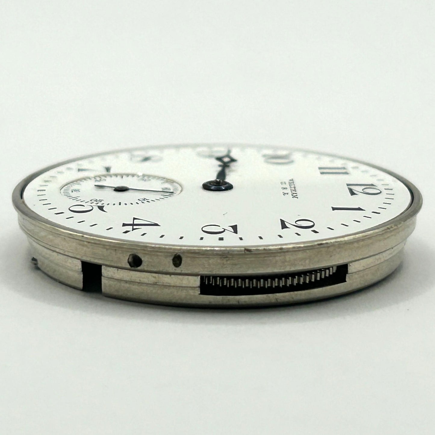 Waltham Pocket Watch Movement 15 Jewels 22665412 - WORKING
