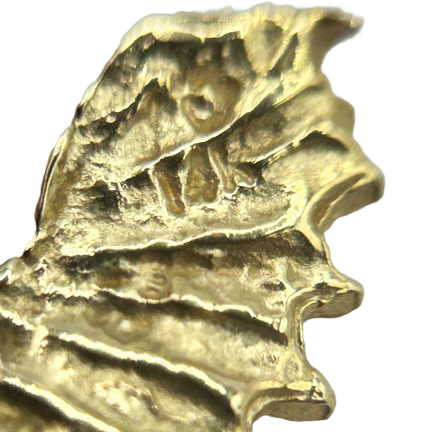 14k Yellow Gold Polish Eagle Necklace Pendant/Charm