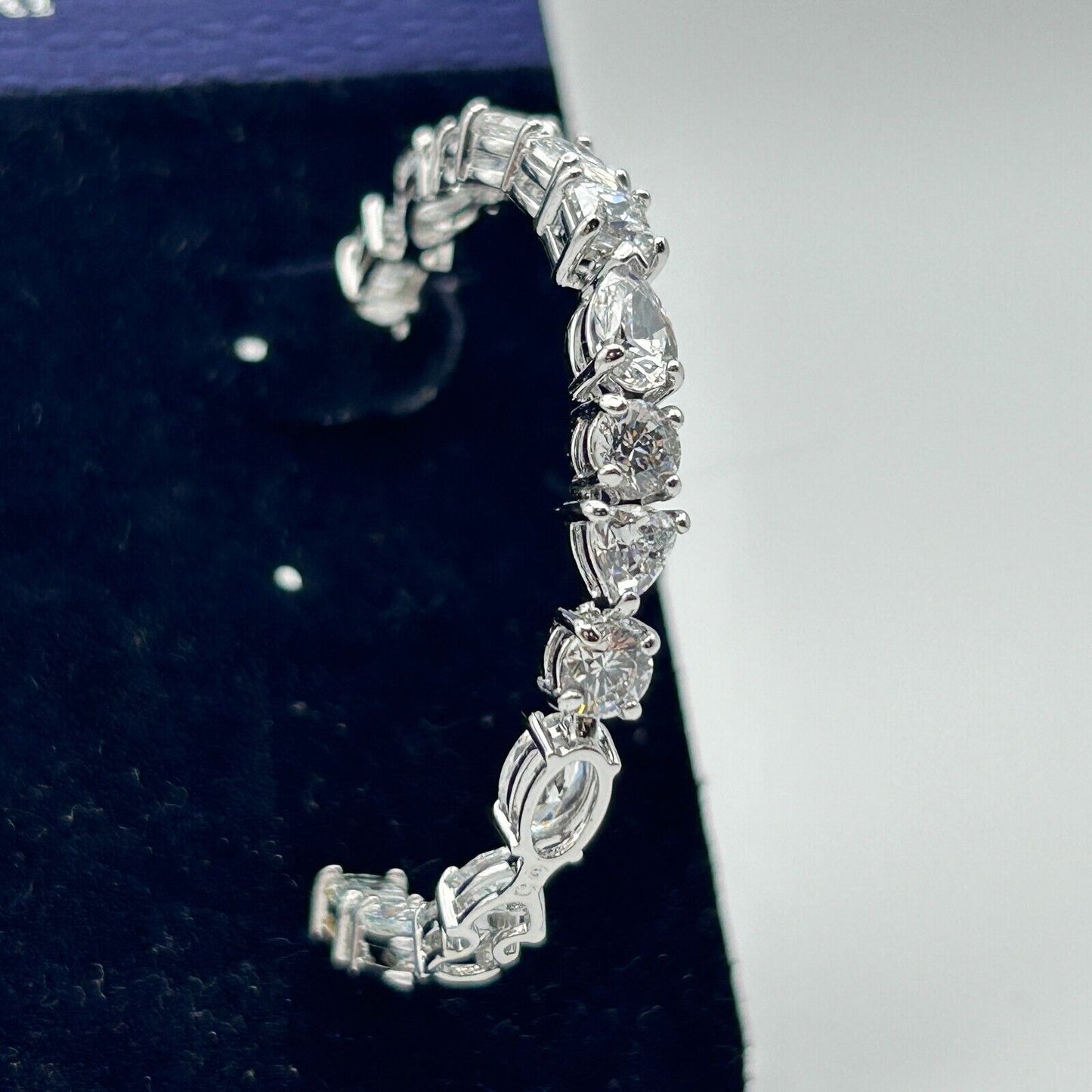 Swarovski Tennis Deluxe Hoop Earrings