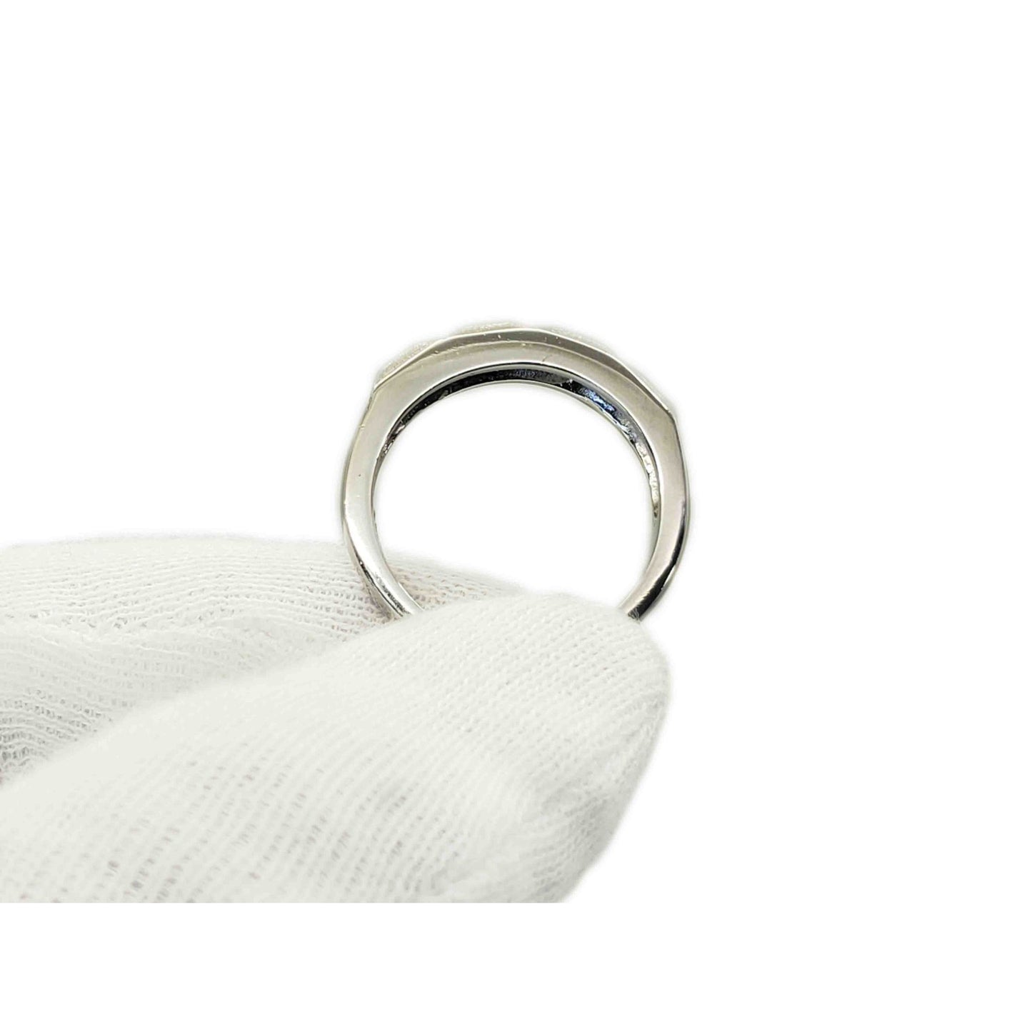 Men's 0.52 ctw Diamond Platinum Band Ring Size 9.5