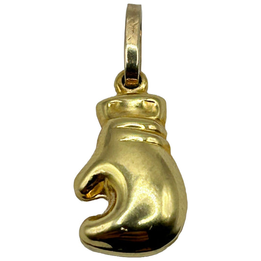 14k Yellow Gold Boxing Glove Pendant/Charm