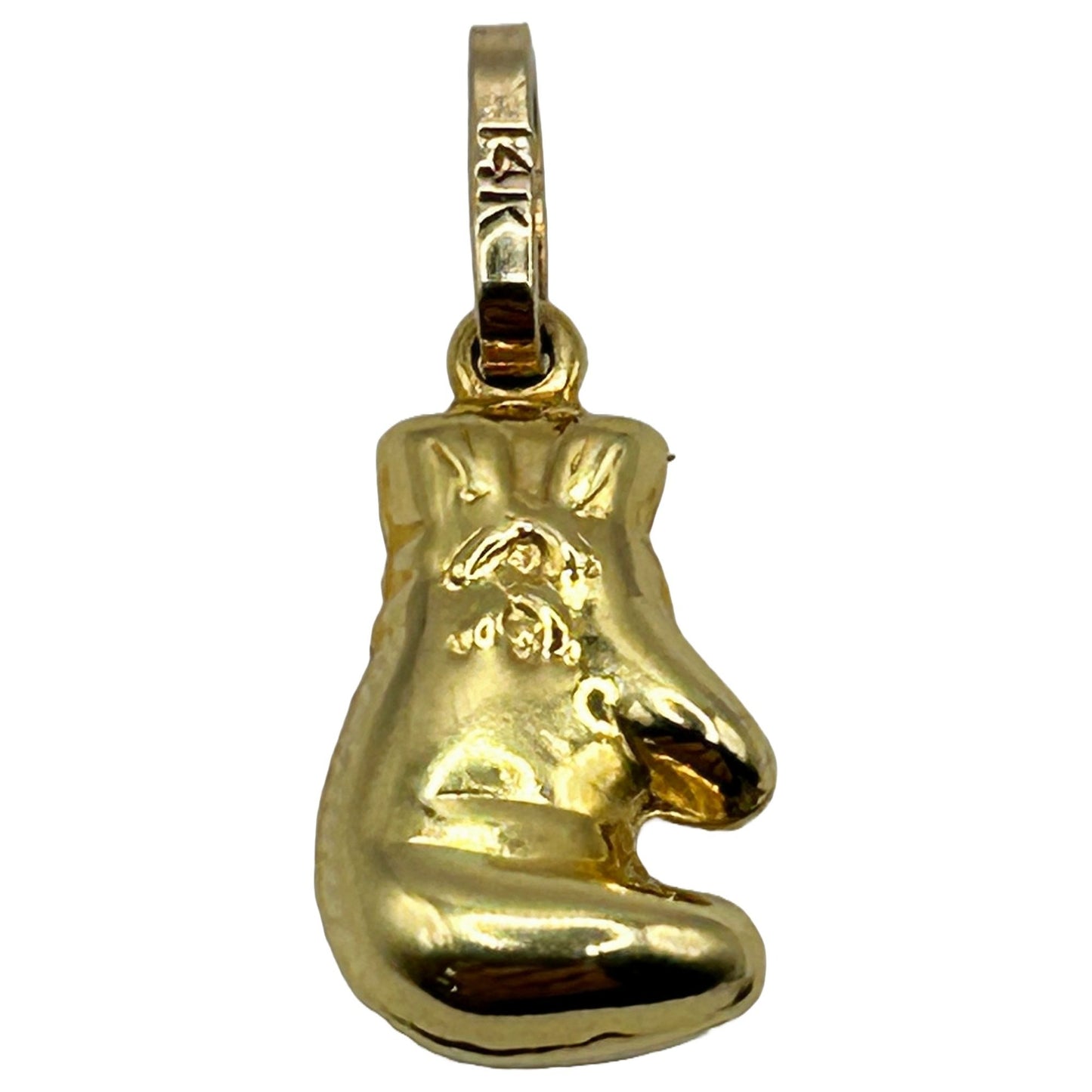 14k Yellow Gold Boxing Glove Pendant/Charm