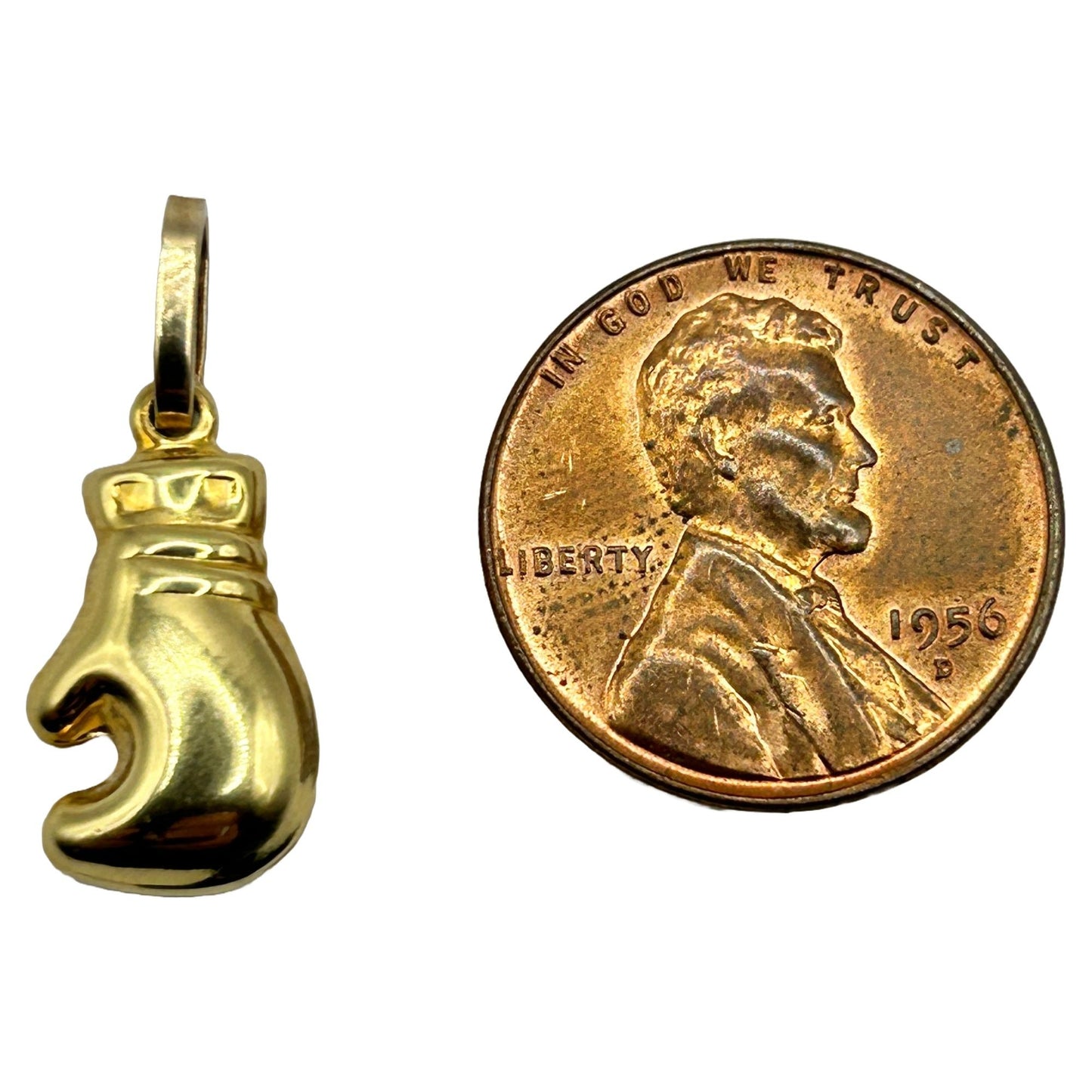 14k Yellow Gold Boxing Glove Pendant/Charm