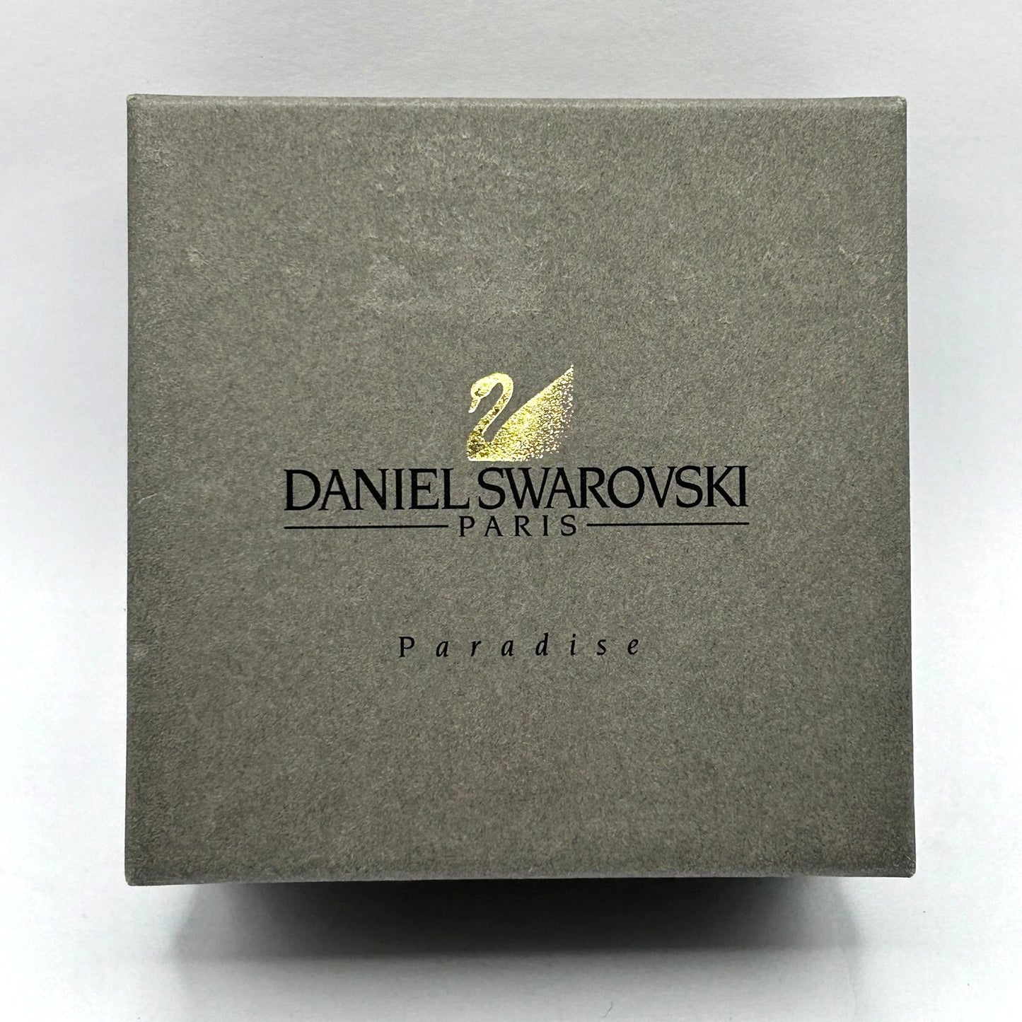 Swarovski Crystal 925 Gold Plated 250496 Olive/Amber Akima Fly Box/COA + Display