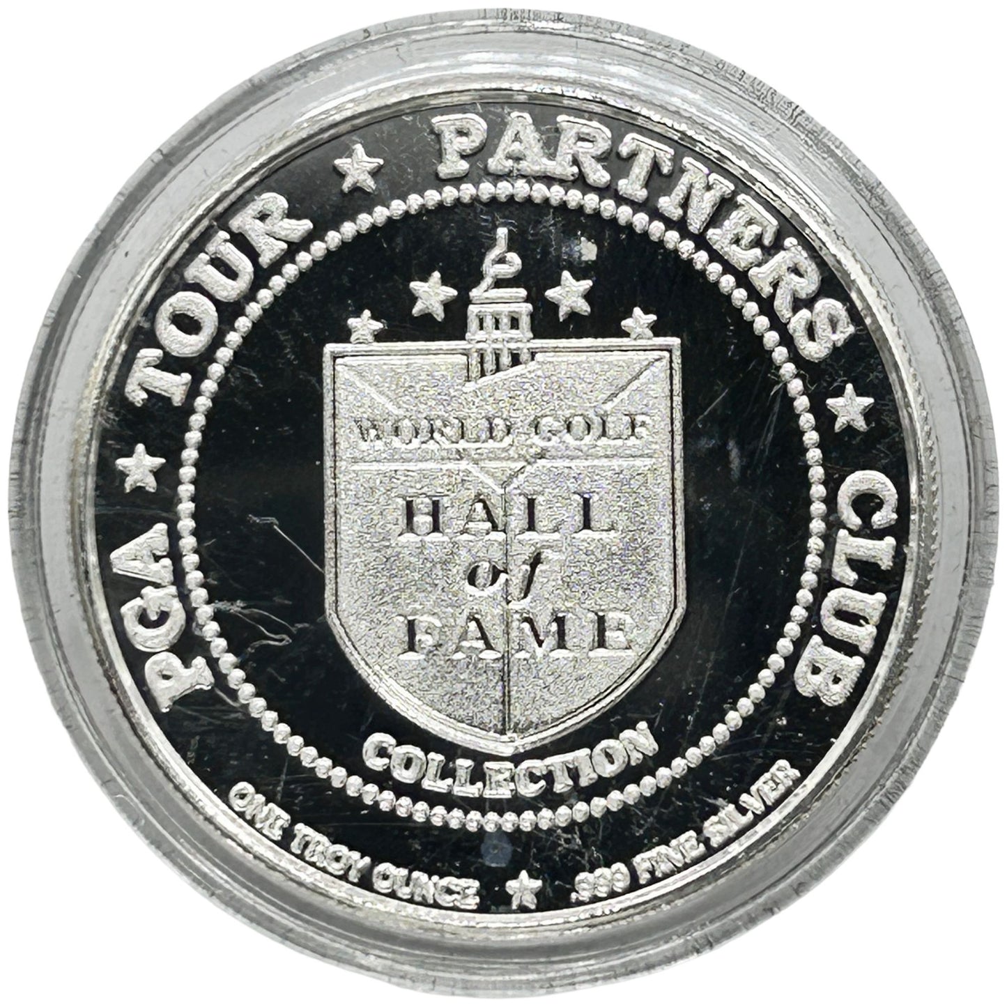 Raymond Floyd PGA Golf Hall of Fame Coin 1 Troy Oz .999 Fine Silver Rare Round