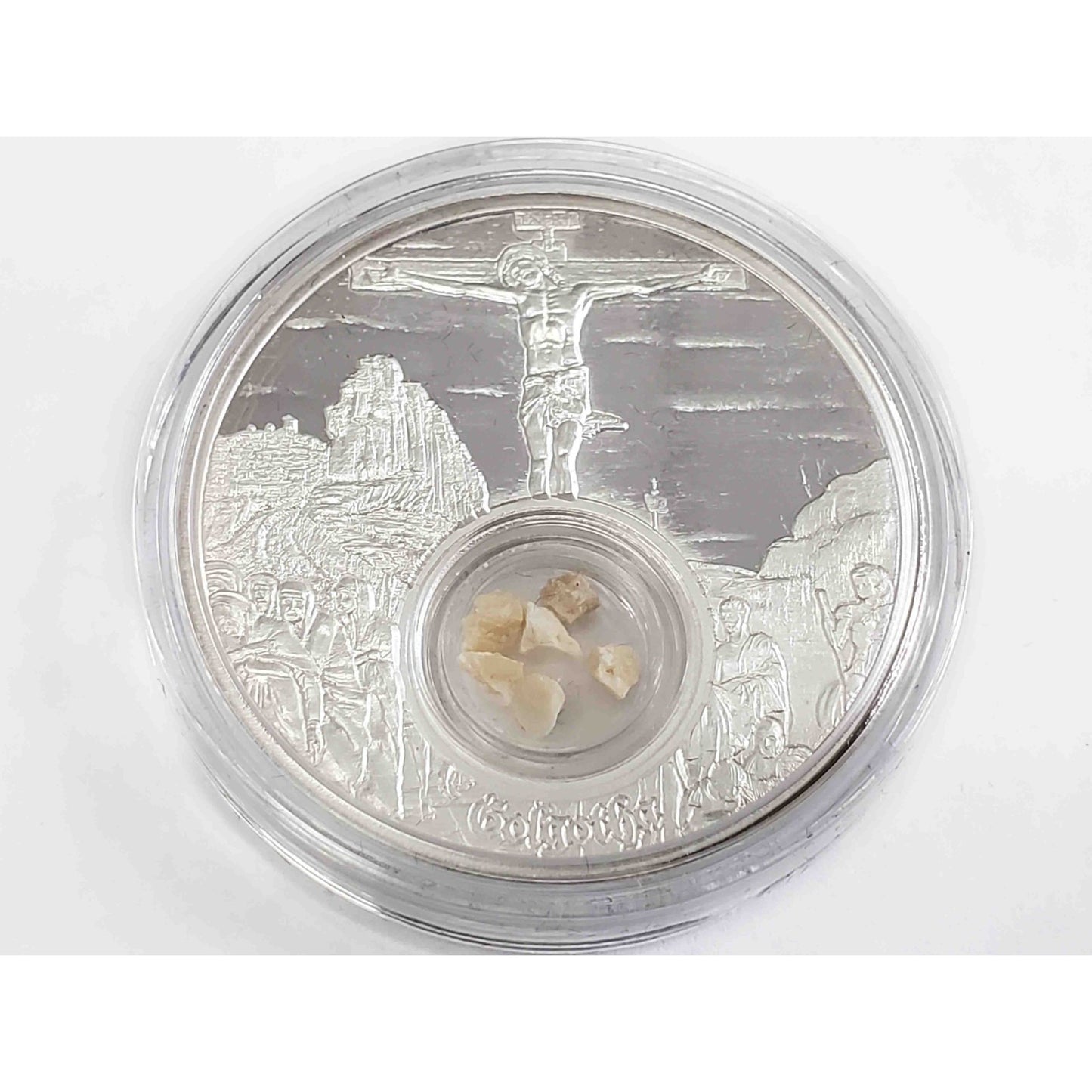 CoinJewels 2023 1 oz Silver Proof Coin "In the Footsteps of Jesus-Golgotha"