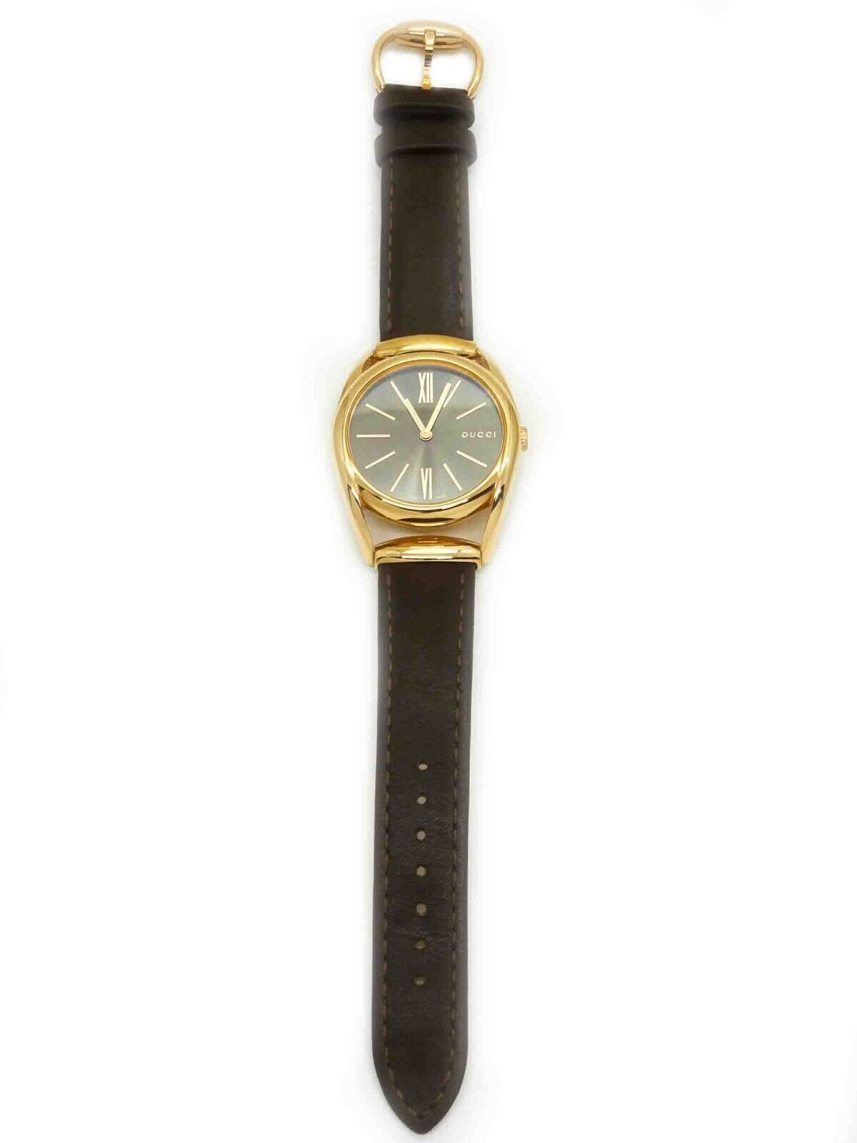 Gucci Horsebit Watch Swiss Quartz Rose Gold Ladies Watch 140.4 Stainless Genuine