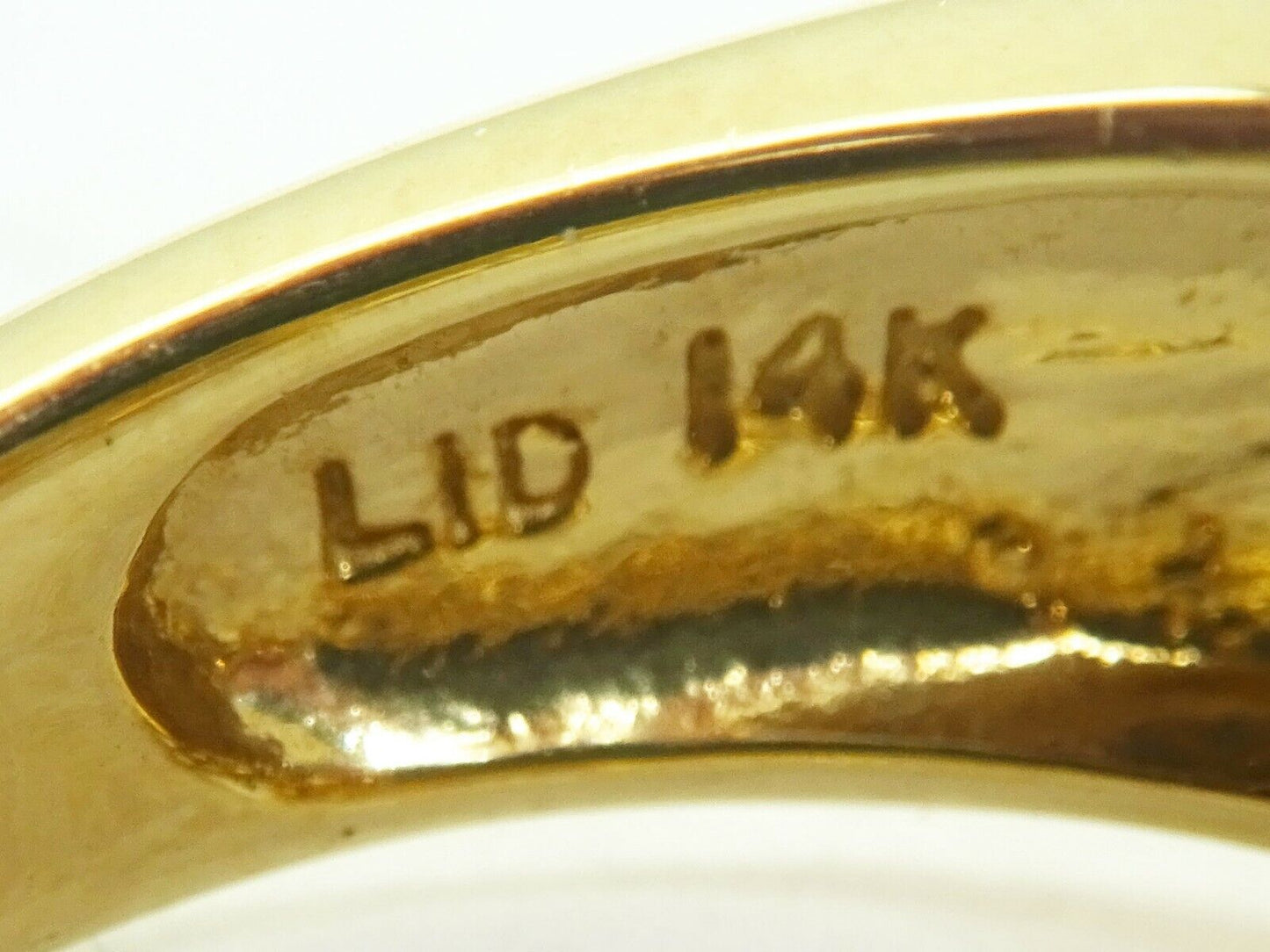 2ct tw Natural Princess & Baguette Diamond Wedding Ring 14k Gold Size 9