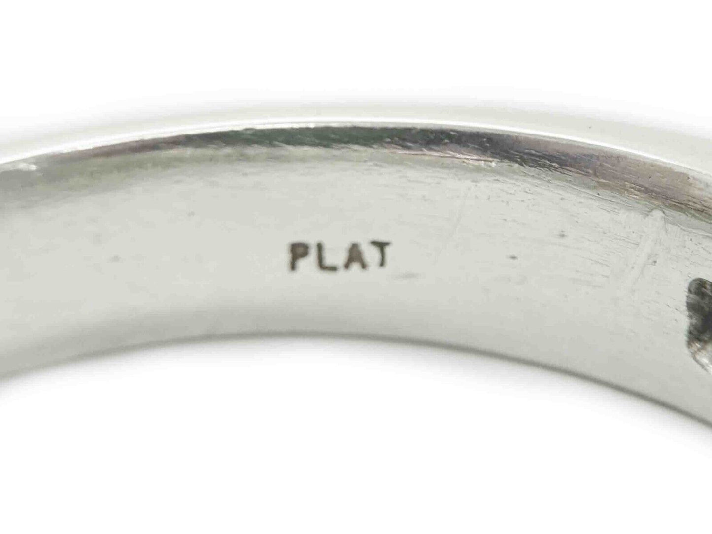 Men's 1.30ct tw Channel Princess Diamond 6mm Band Ring Platinum Size 12.25