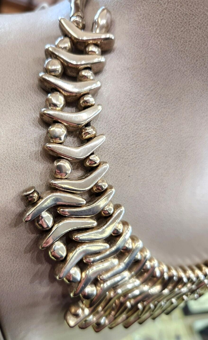 Uno De 50 Short Cleopatra Statement Necklace Choker 1.5'' Thick