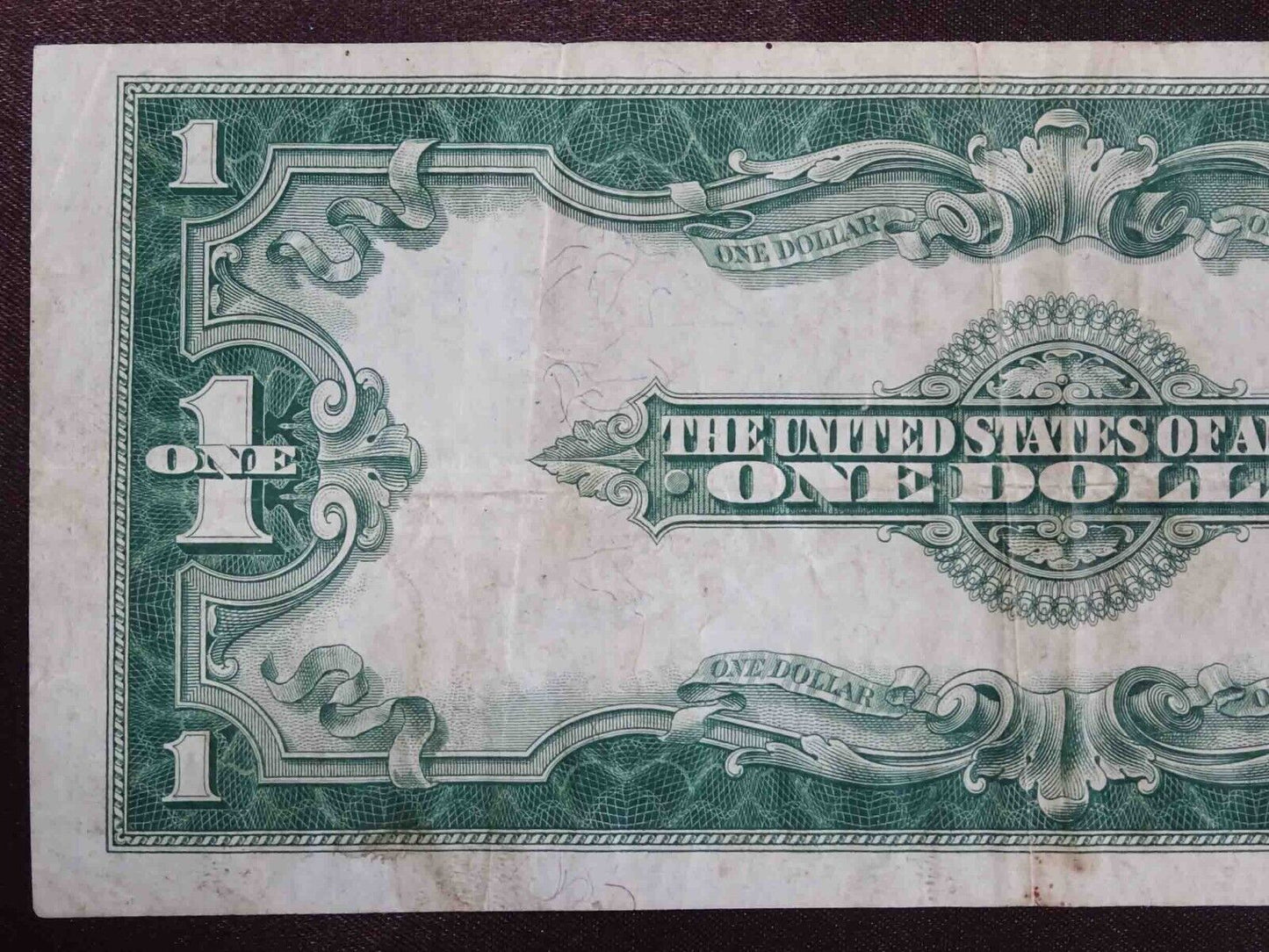1923 $1 One Dollar Silver Certificate Large Note Serial #E24430876D