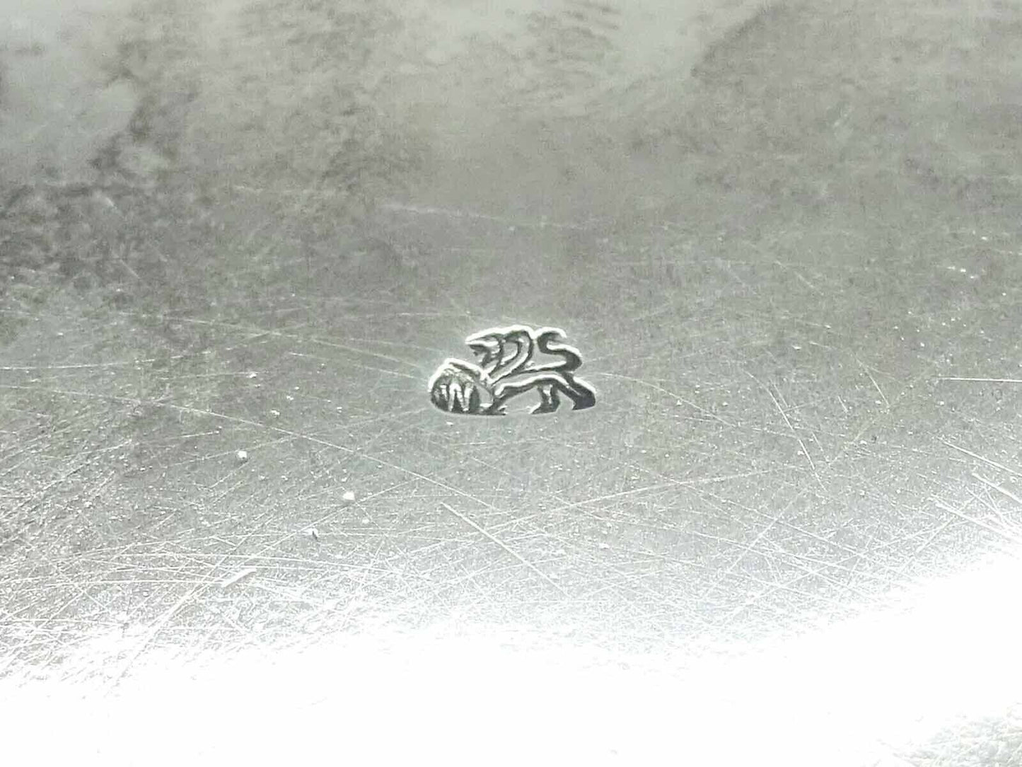 Whiting Art Nouveau Hibiscus Sterling Silver Bowl Style #6073 Monogrammed