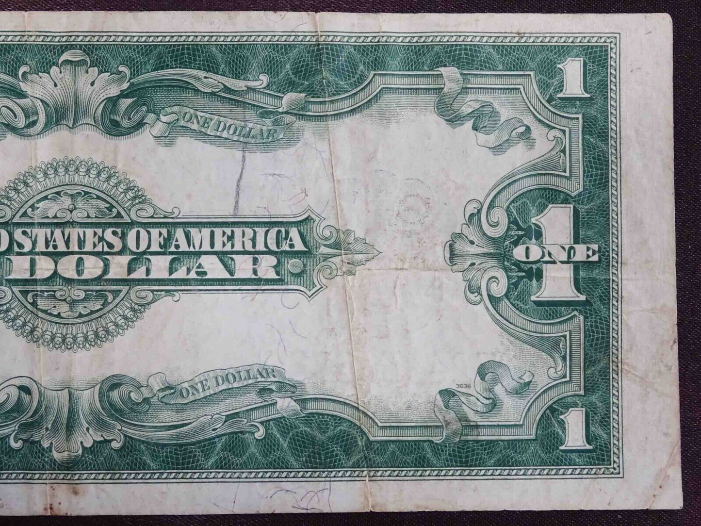 1923 $1 One Dollar Silver Certificate Large Note Serial #E24430876D