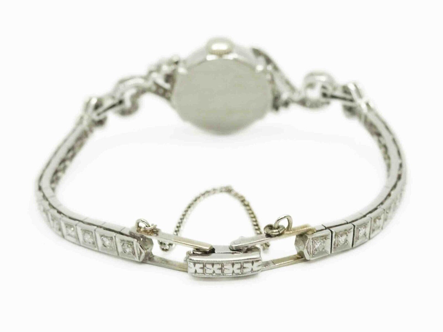 Ladies Hamilton Diamond Platinum Watch